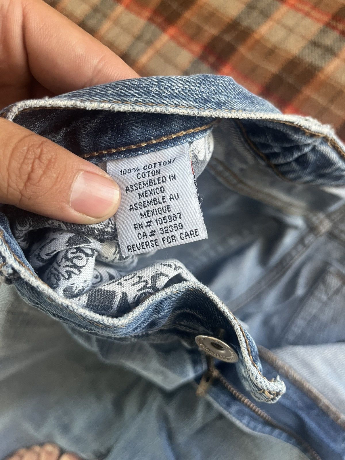 Quiksilver Vintage 2000’s Quiksilver Grunge Skater Flare Blue Jeans 34 Size US 34 / EU 50 - 6 Thumbnail