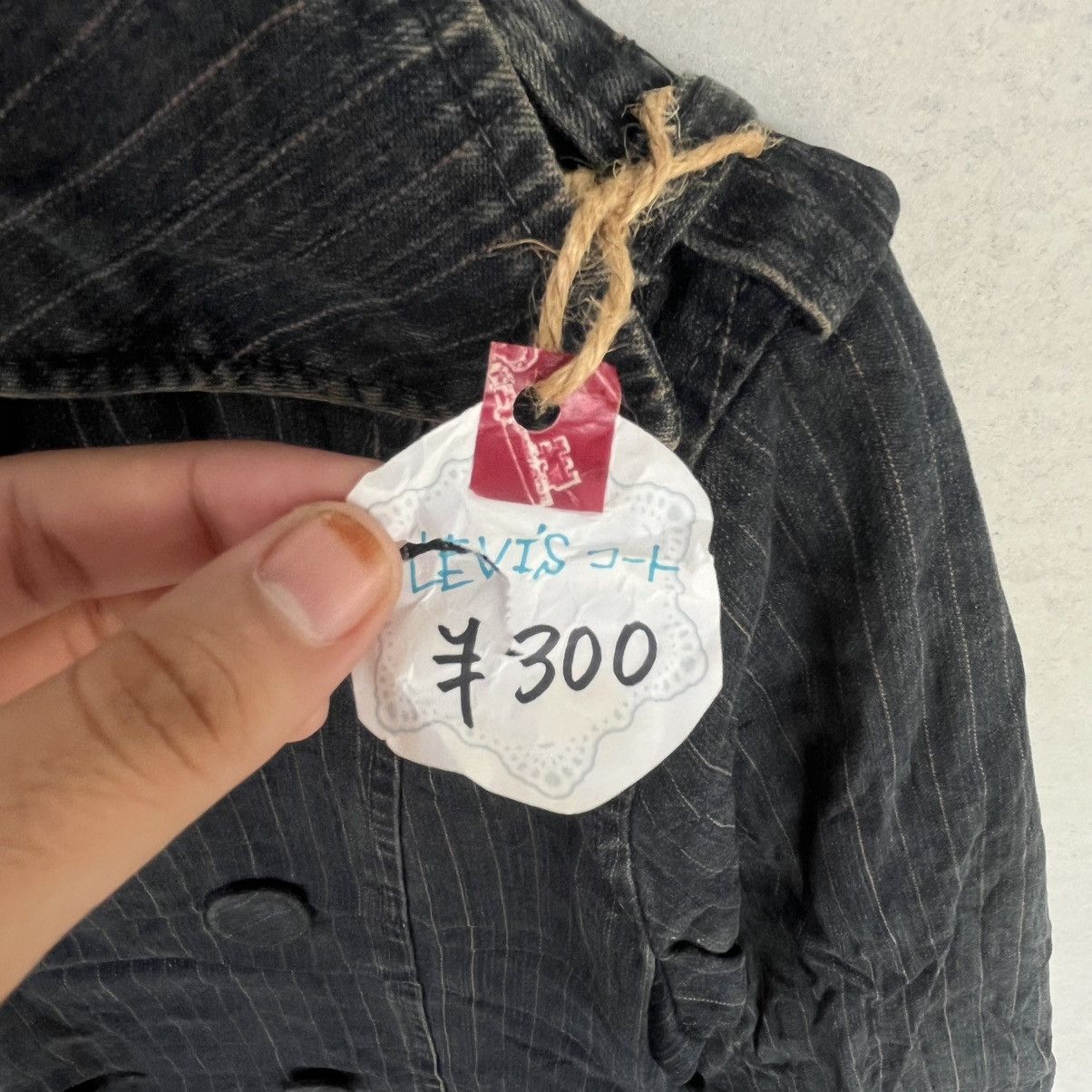 Other Vintage Black Denim Trench Coat With Double-Breasted Button Size M / US 6-8 / IT 42-44 - 7 Thumbnail