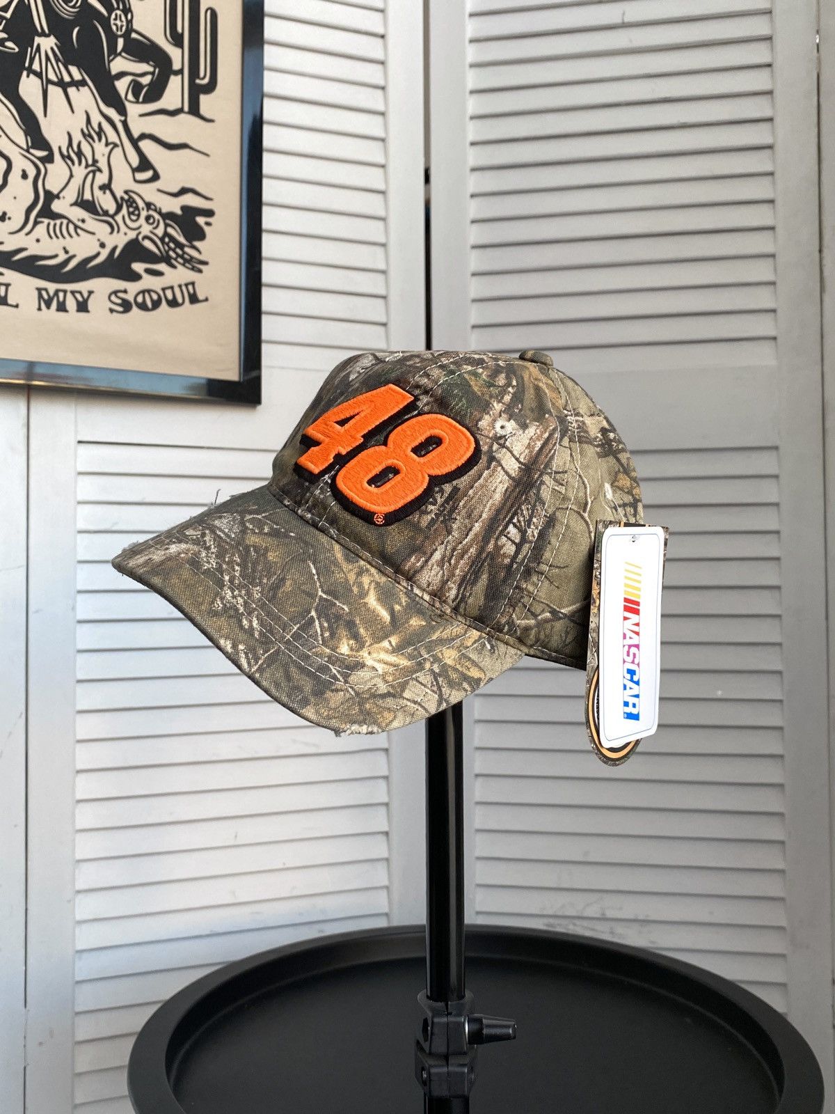 NASCAR × Realtree NASCAR Realtree Distressed Racing Hat Cap Number 48 Y2K Size ONE SIZE - 2 Thumbnail