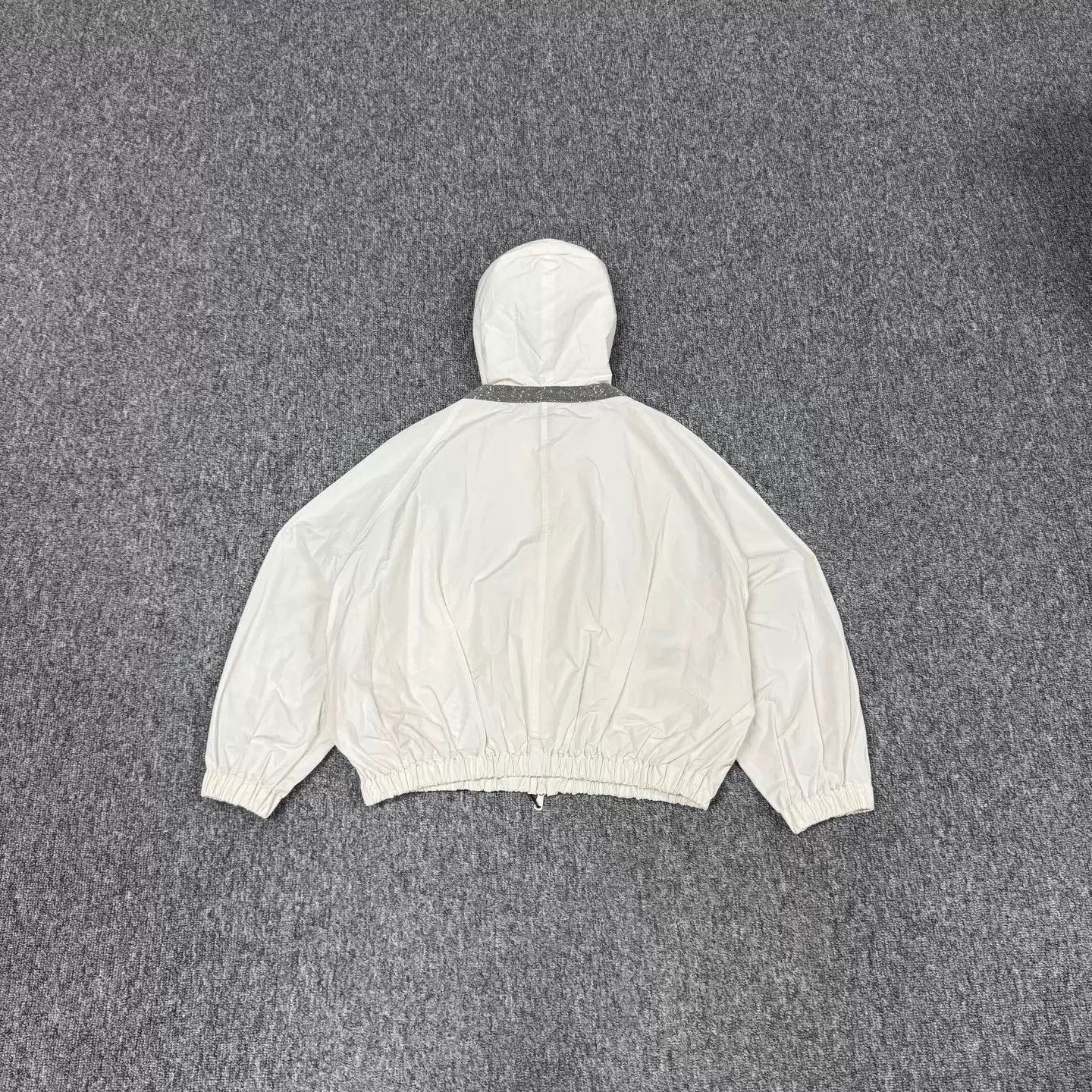 Brunello Cucinelli BC Beaded Hooded Shell Jacket Women's 36 Size XS / US 0-2 / IT 36-38 - 2 Thumbnail