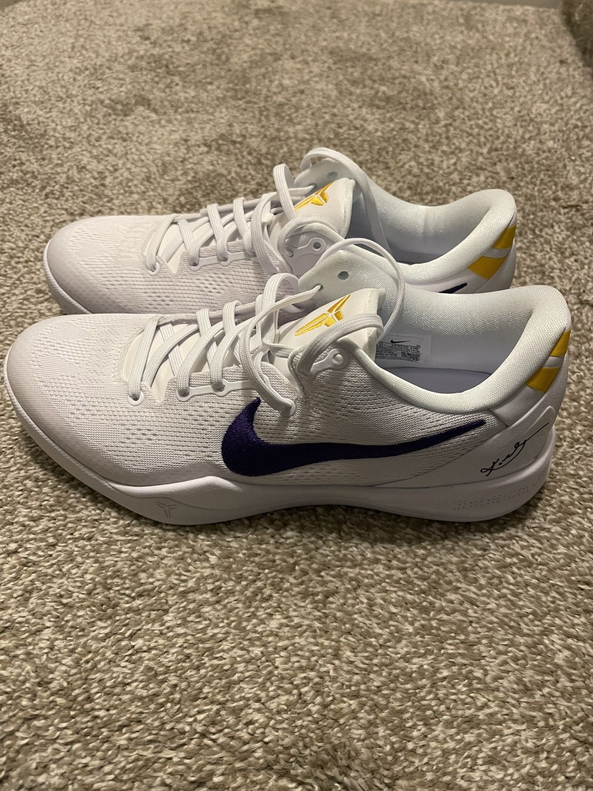 Nike Nike Kobe 8 Lakers Home Size US 9.5 / EU 42-43 - 2 Thumbnail