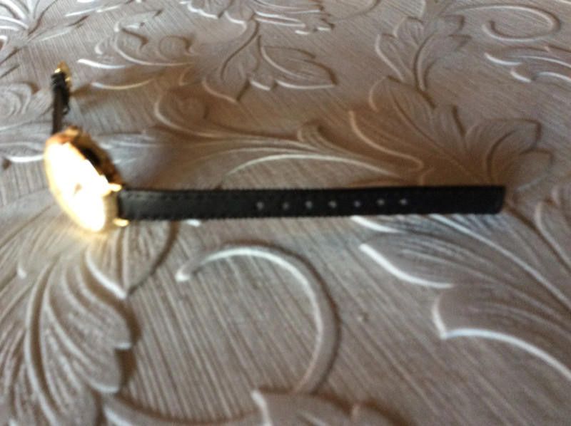 Designer Limit ladies white dial black leather strap watch Size ONE SIZE - 5 Thumbnail