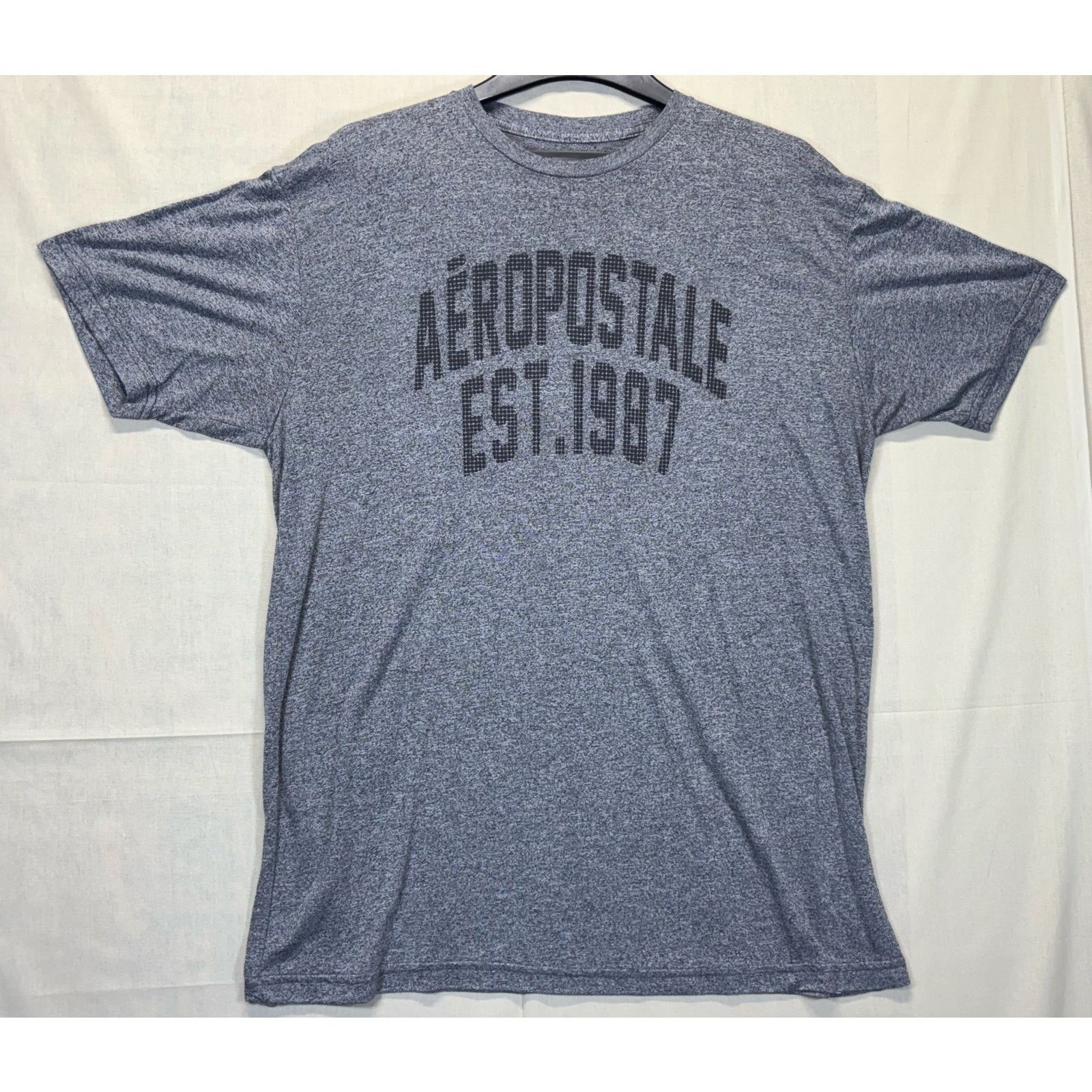 Aeropostale Aéropostale EST. 1987 Gray Graphic T-Shirt Size XL Size US XL / EU 56 / 4 - 1 Thumbnail