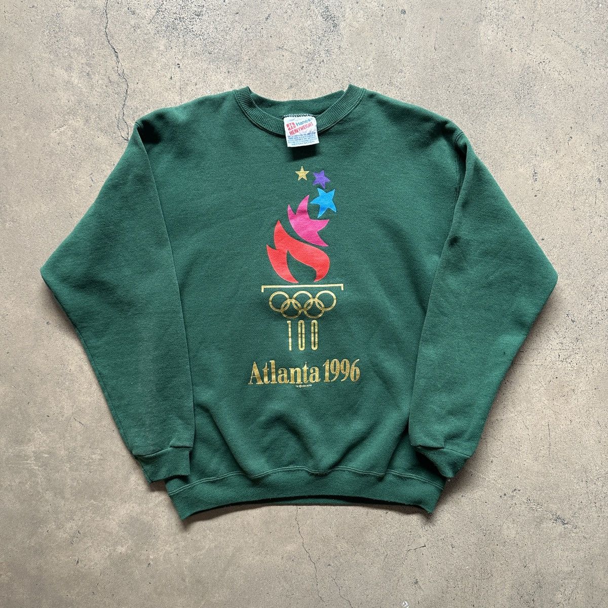 Vintage 1996 Atalnta Olympics Games Crewneck Size US M / EU 48-50 / 2 - 1 Thumbnail