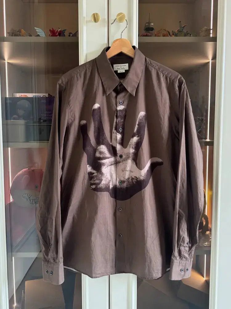 Dries Van Noten Sz 50 Dries Van Noten 19SS Grabbing Hand Shirt-2505 Size US M / EU 48-50 / 2 - 1 Thumbnail