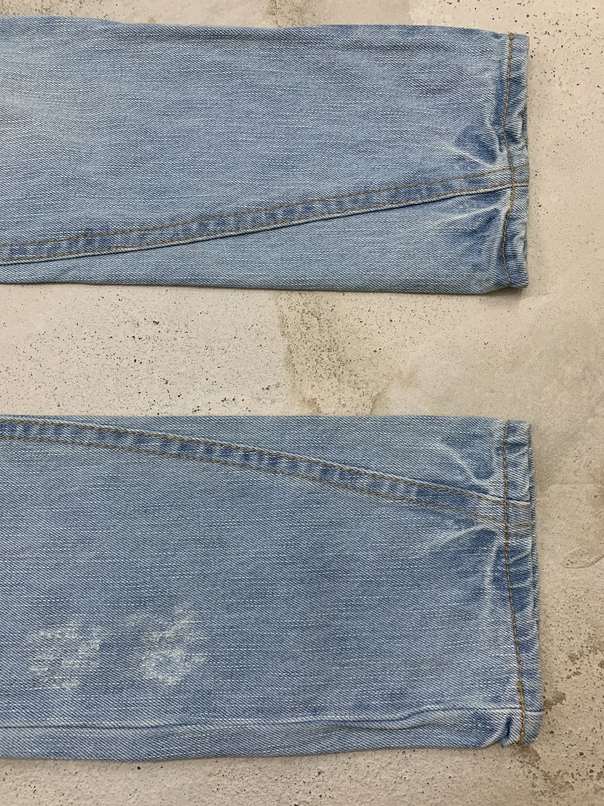 Hysteric Glamour Blue Moon Blue Double Waist Fun Patch Surf Style Clone Size US 27 - 7 Thumbnail
