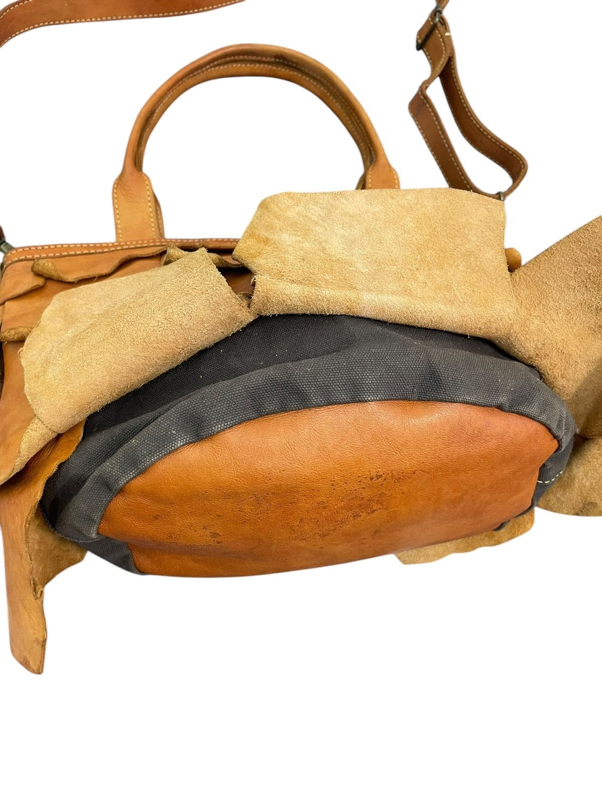 Genuine Leather Full Leather Patina Peaks Peak Japan Tote Shoulder Bag 1🟩7 Size ONE SIZE - 14 Thumbnail