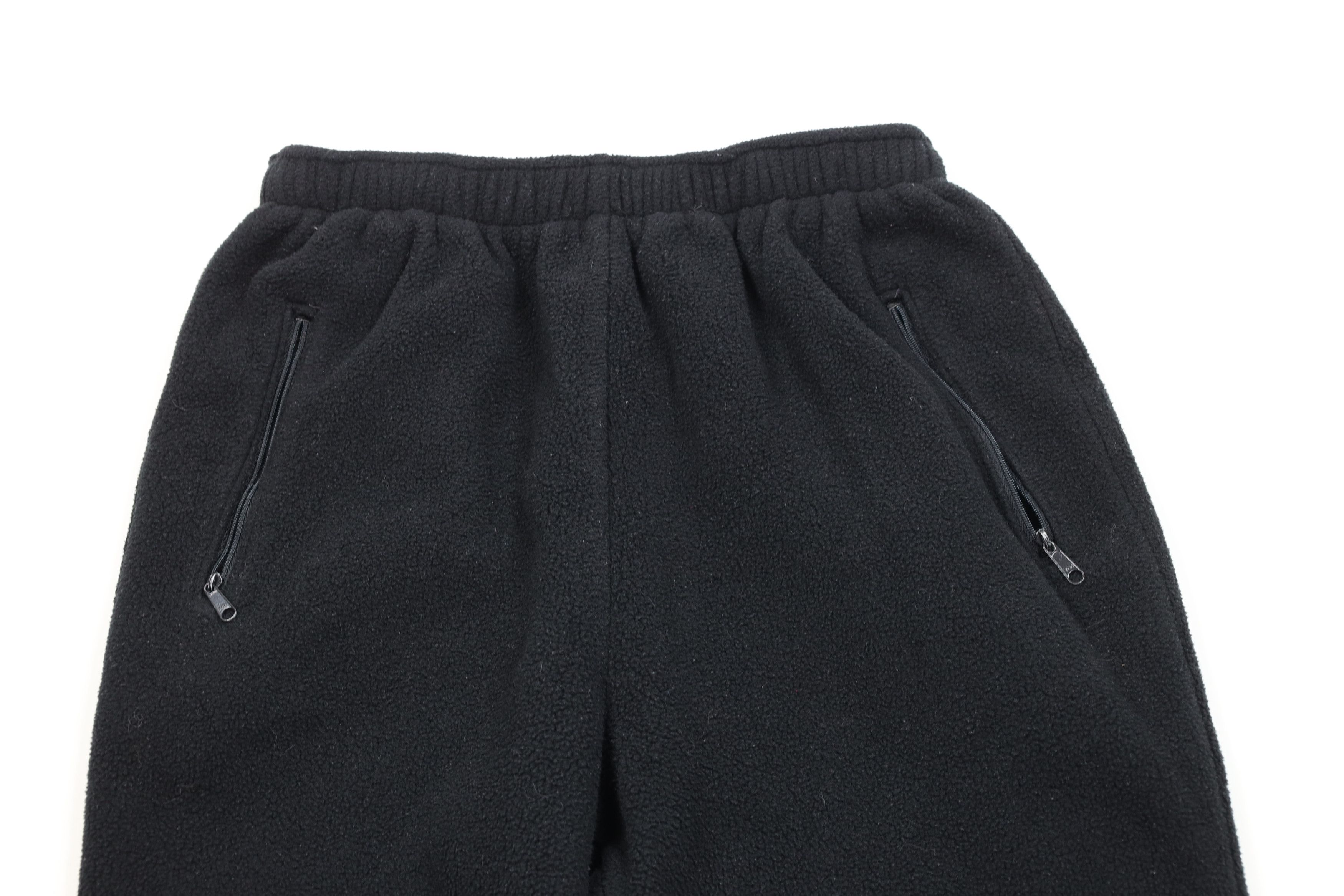 L.L. Bean Vintage 90s LL Bean Fleece Sweatpants Joggers Black USA Size 26" / US 2 / IT 38 - 2 Thumbnail