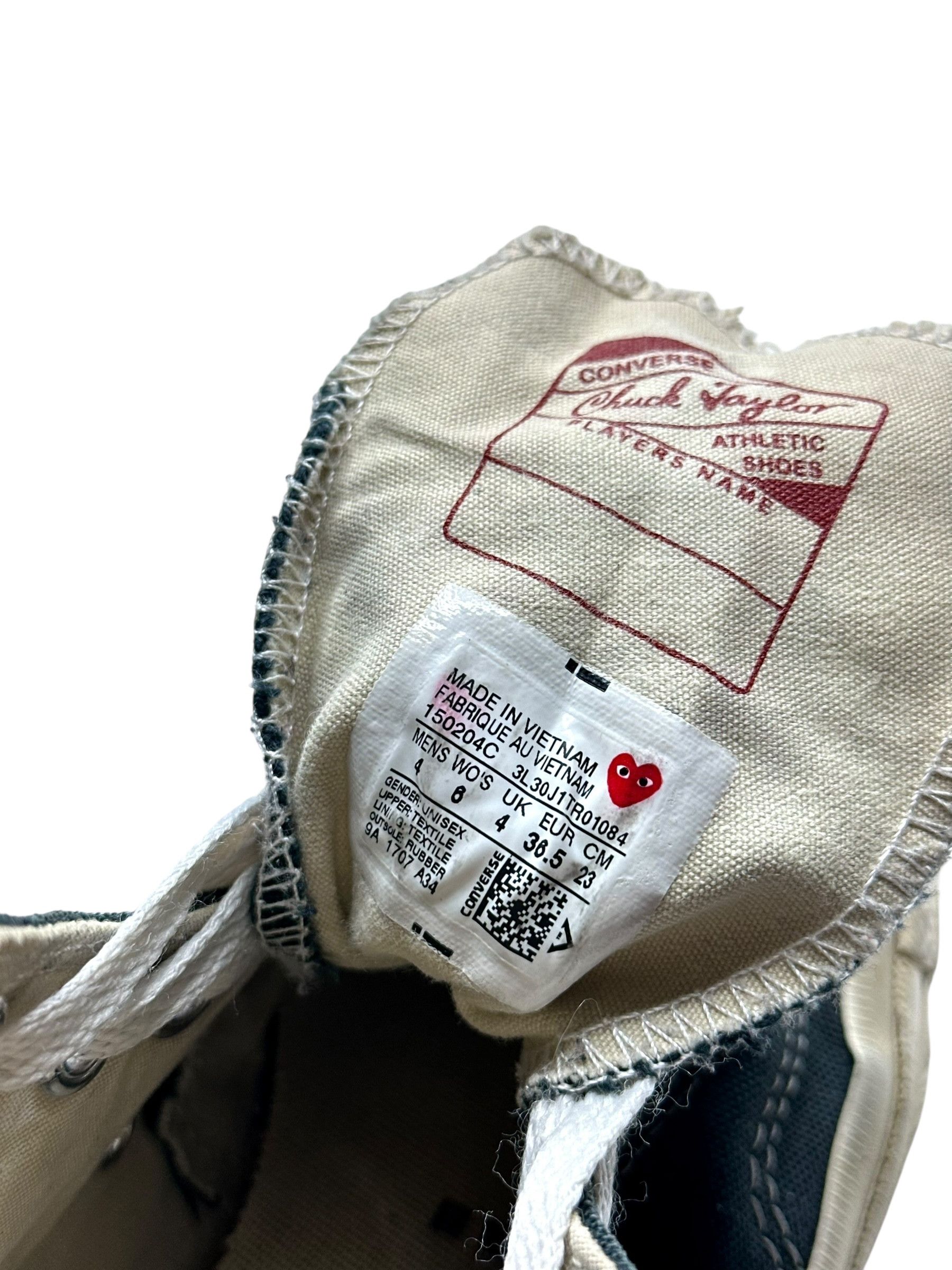 Comme des Garcons Converse x CDG Play Shoes Size US 6 / IT 36 - 7 Thumbnail