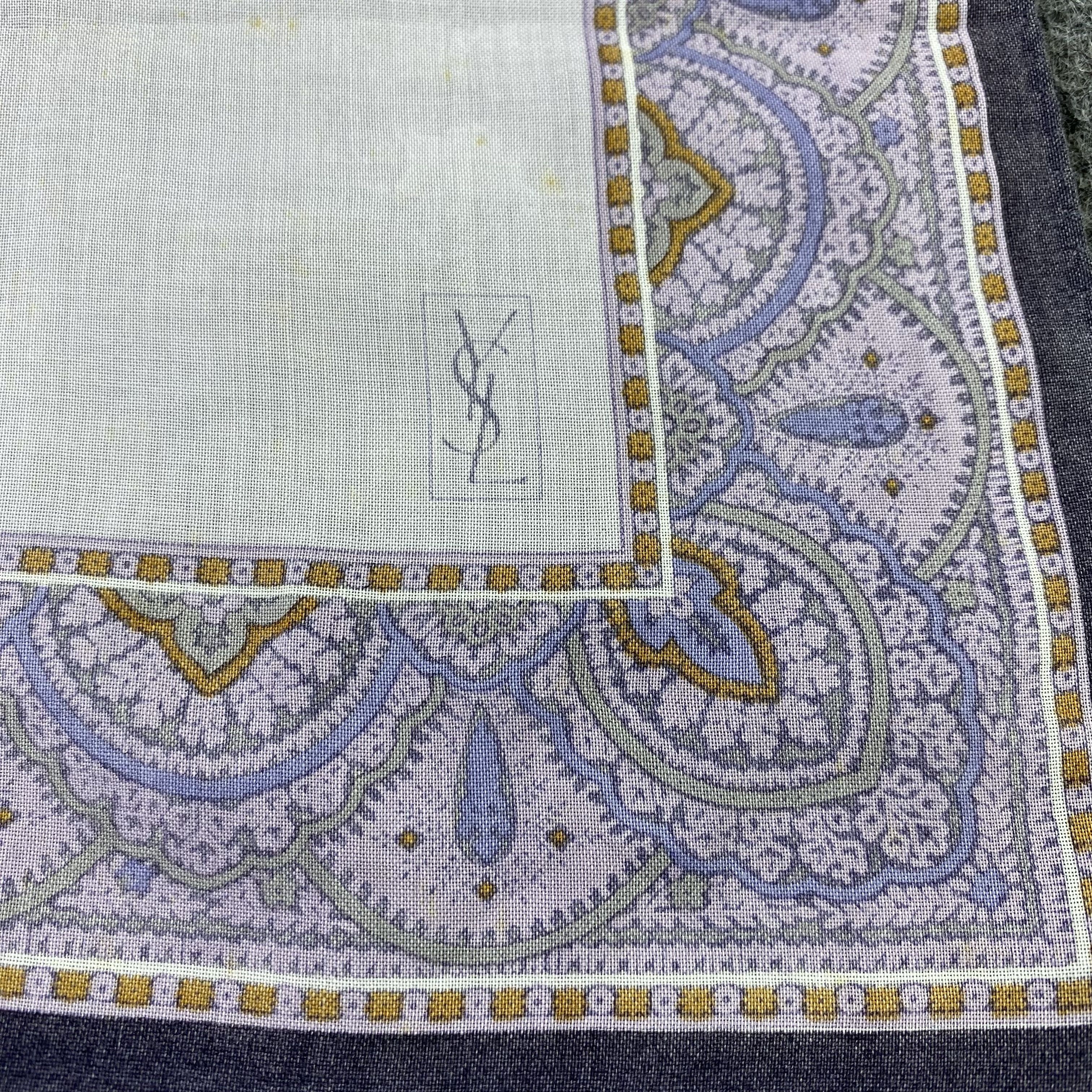 Designer Yves Saint Laurent Handkerchief / Bandana / Neckerchief-B778 Size ONE SIZE - 5 Thumbnail
