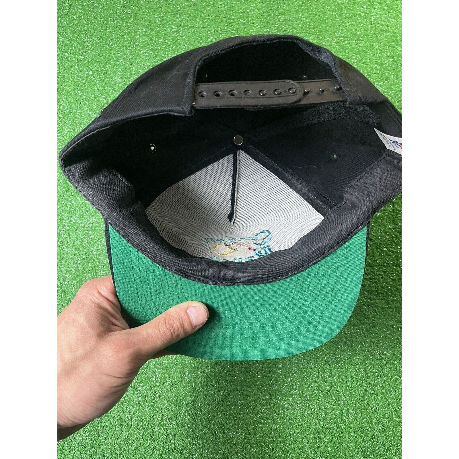 Vintage NWOT Vintage 90s Chicken Ranch Whore Black Snapback Hat USA Size ONE SIZE - 3 Thumbnail