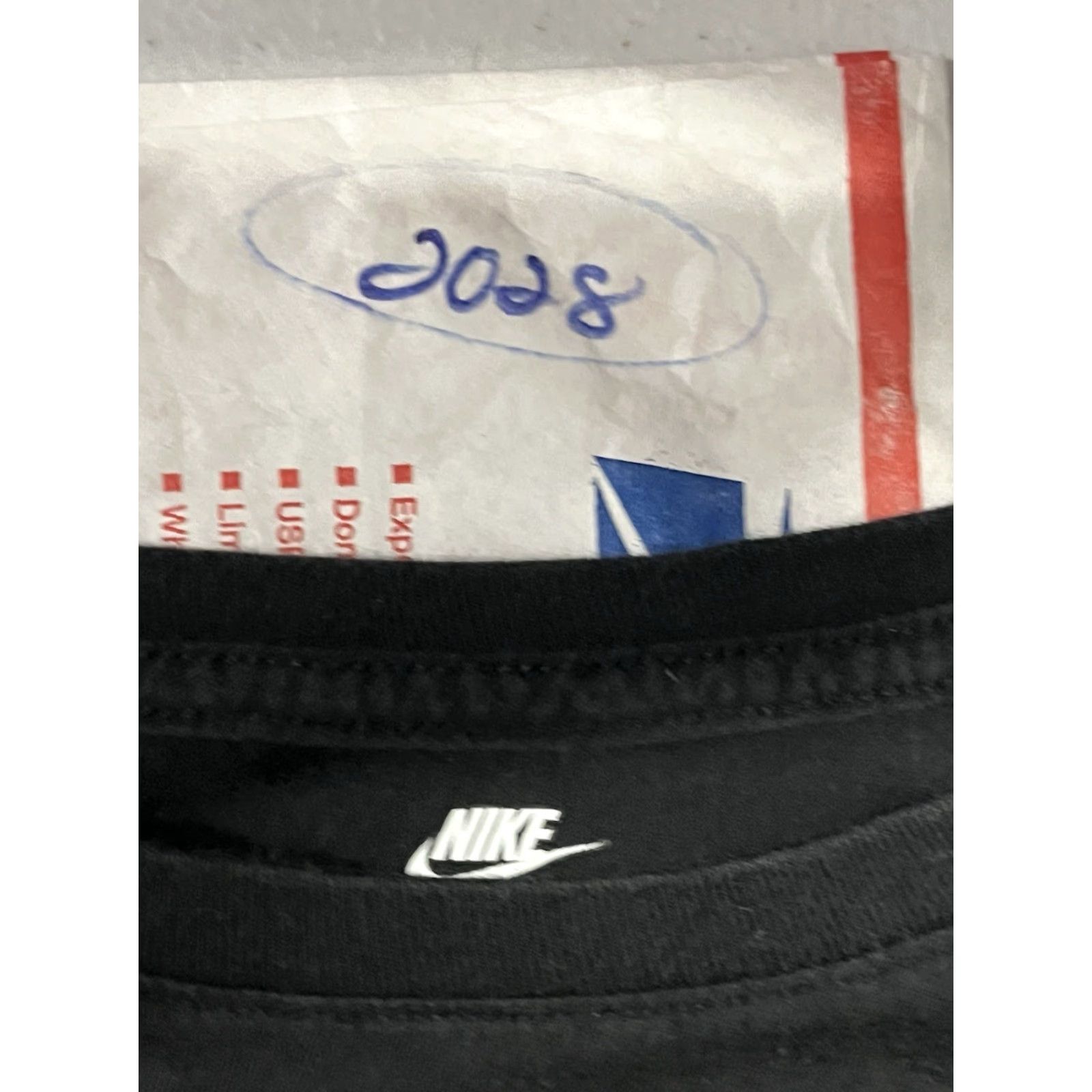 Nike Nike Air T-Shirt Jersey Cotton Short Sleeve Men XL Black Graphic Print Logo Crew Neck Sports All Seasons Size US XL / EU 56 / 4 - 6 Thumbnail