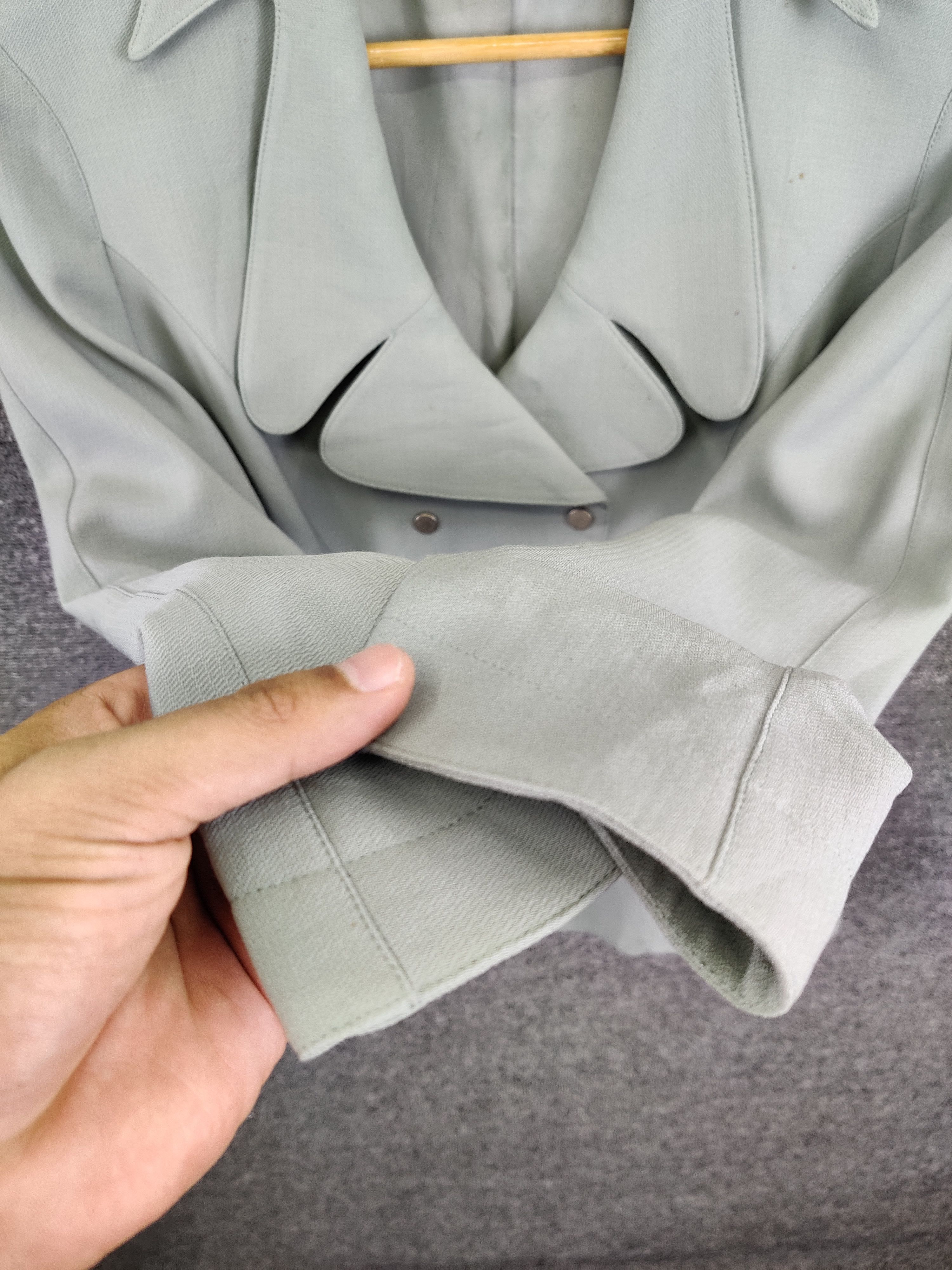 Thierry Mugler Thierry Mugler Wool Blazer Coat Size S / US 4 / IT 40 - 9 Thumbnail