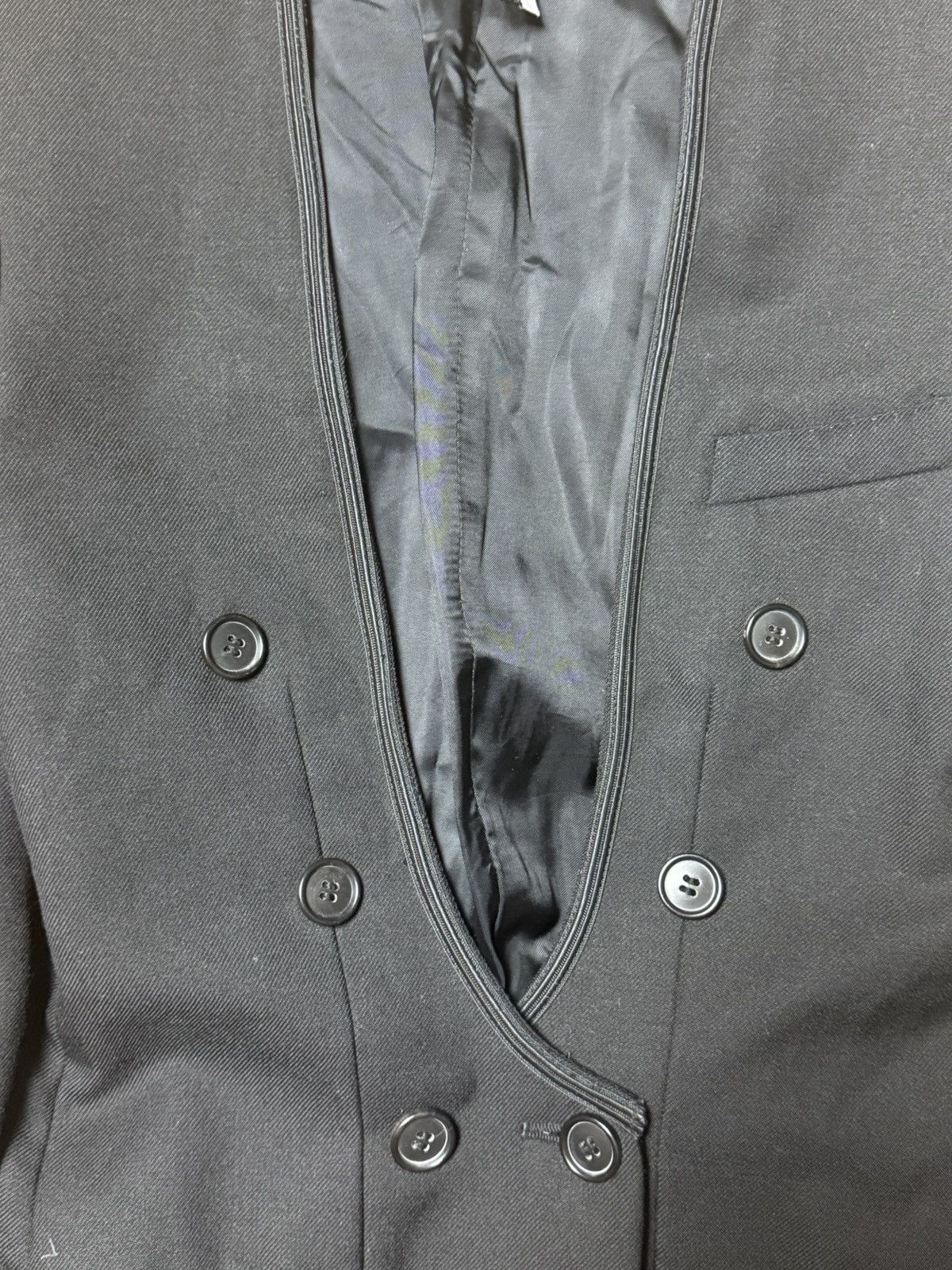 Dior A/W06 “These Gray Days” Runway Blazer x Hedi Slimane Size US XXS / EU 40 - 2 Thumbnail