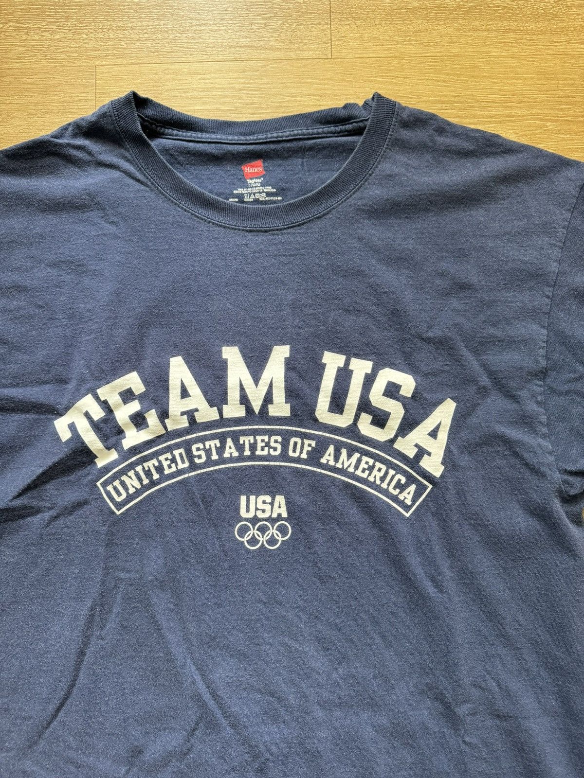 USA Olympics Olympic Tee - TEAM USA Official Arch Logo Dark Blue (Large) Size US L / EU 52-54 / 3 - 3 Thumbnail