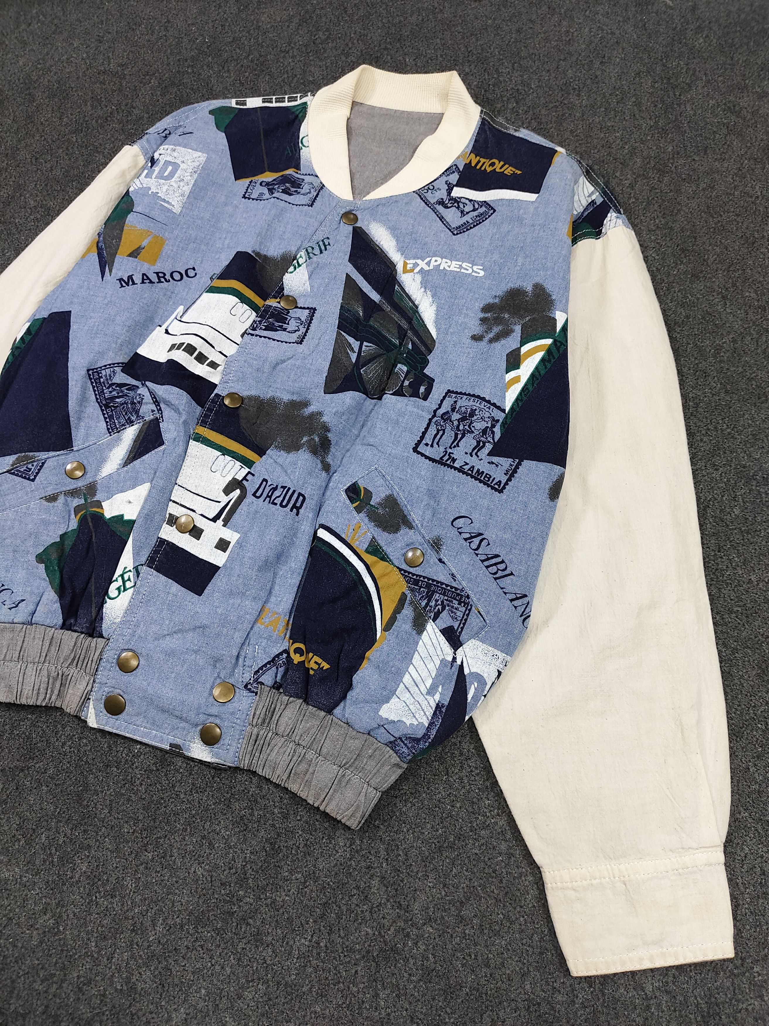 Kansai Yamamoto 🇯🇵Vtg Kansai Man 🇯🇵 La Grade Afrique Reversibel Jacket Size US M / EU 48-50 / 2 - 3 Thumbnail