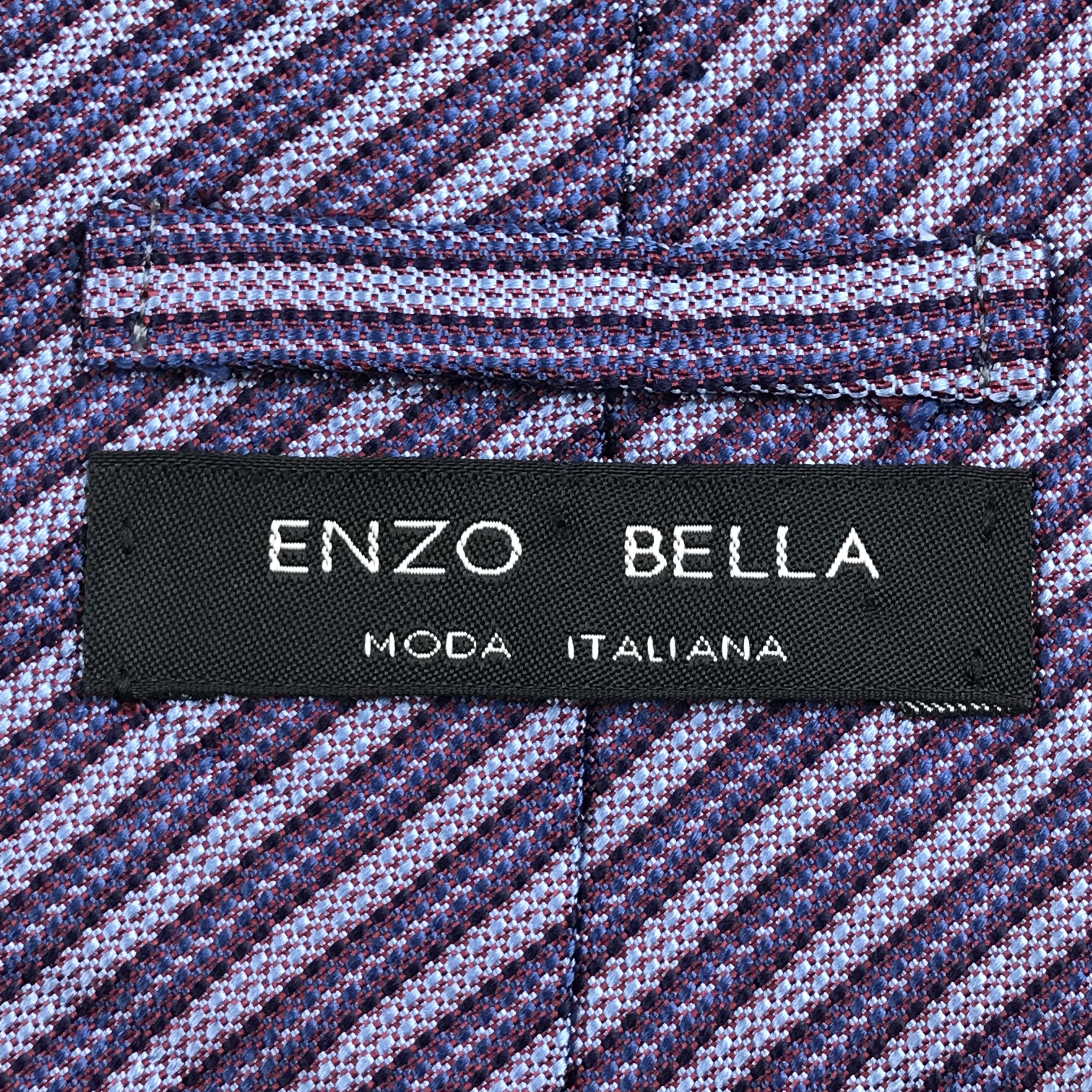 Vintage Vintage Enzo Bella Silk Necktie Size ONE SIZE - 8 Thumbnail
