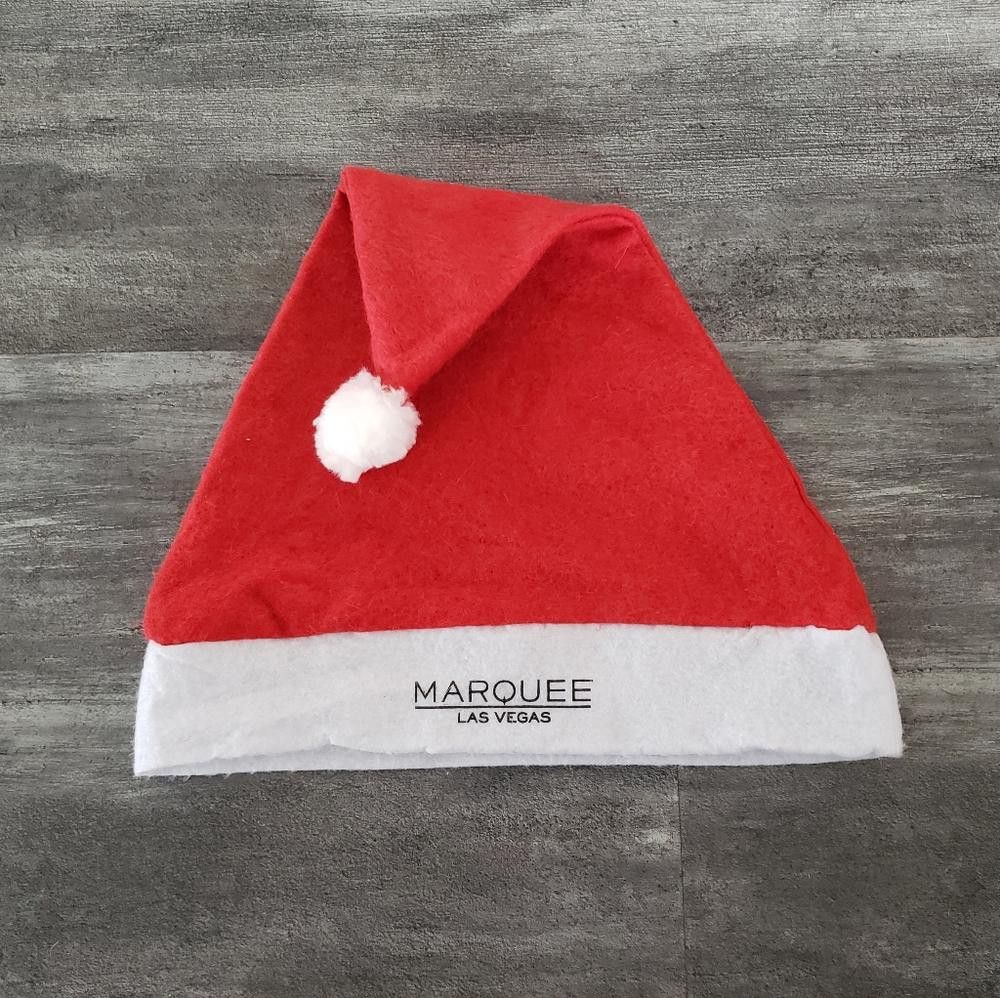 Designer Red White Marquee Xmas Santa Head Piece Size ONE SIZE - 1 Thumbnail