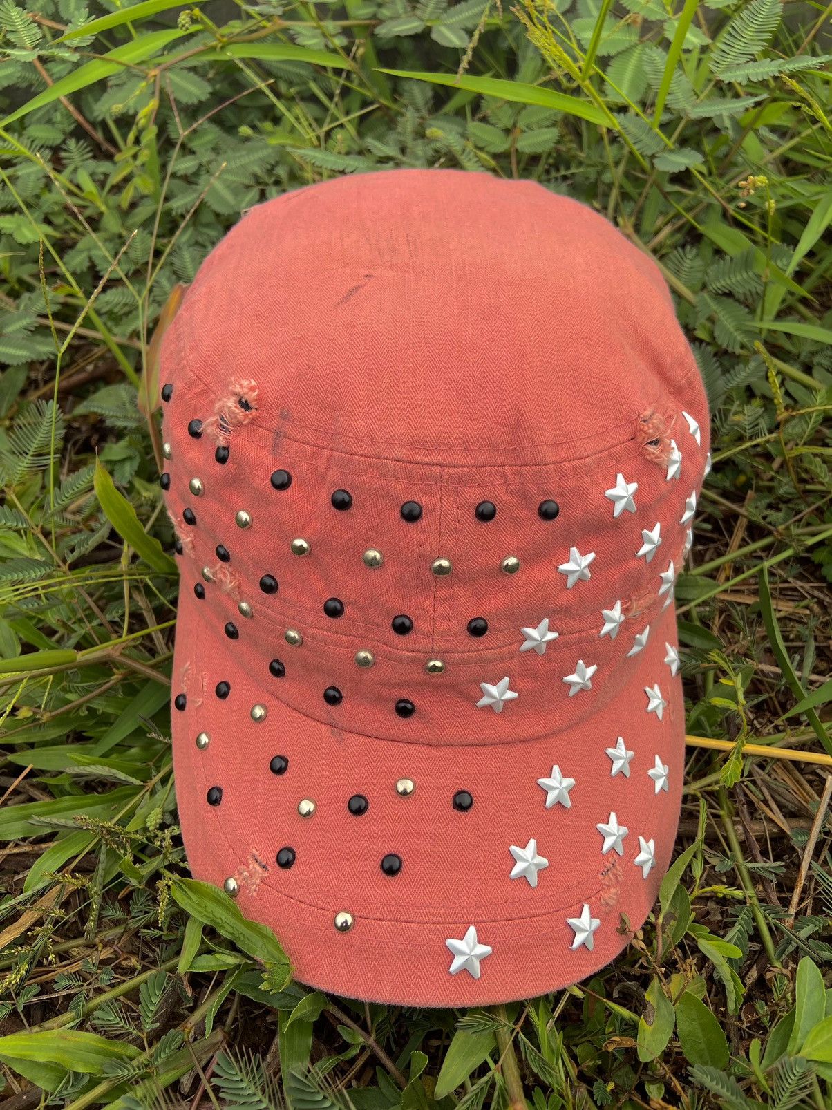 Hysteric Glamour 2000s Y2K studded star L.G.B style patrol hat Size ONE SIZE - 6 Thumbnail