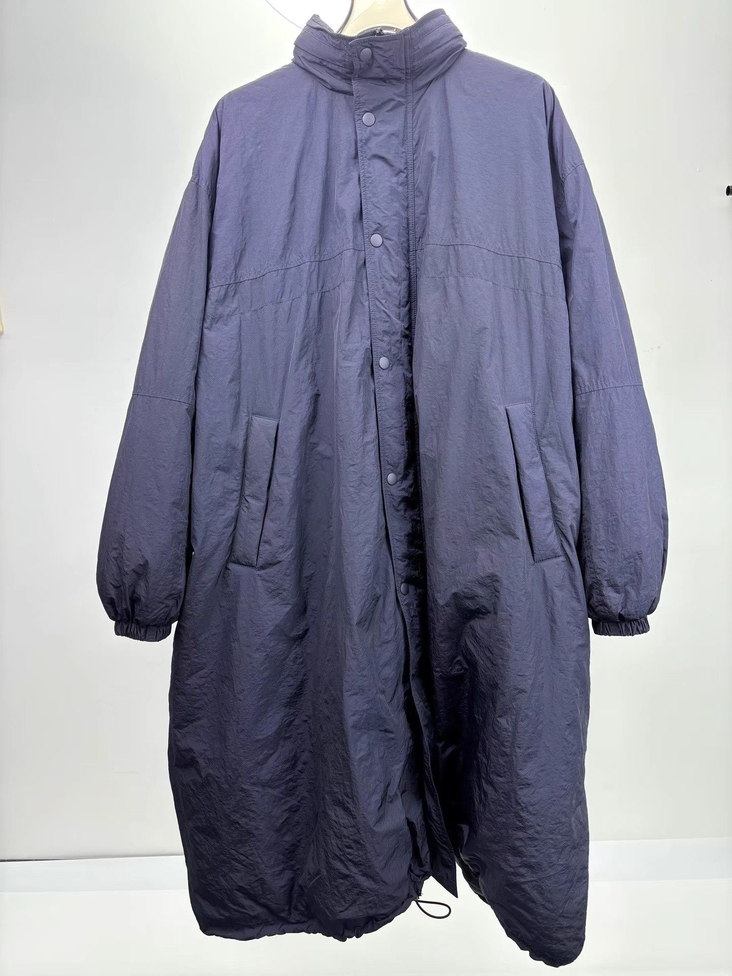 Balenciaga BALENCIAGA All-Over Logo Inside Long Down Jacket K1 Size US S / EU 44-46 / 1 - 1 Thumbnail