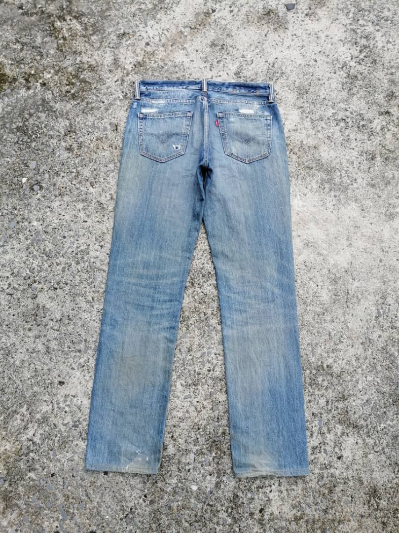 Levi's × Levi's Vintage Clothing Levi's Strauss Distressed Denim Jeans Size US 32 / EU 48 - 2 Thumbnail