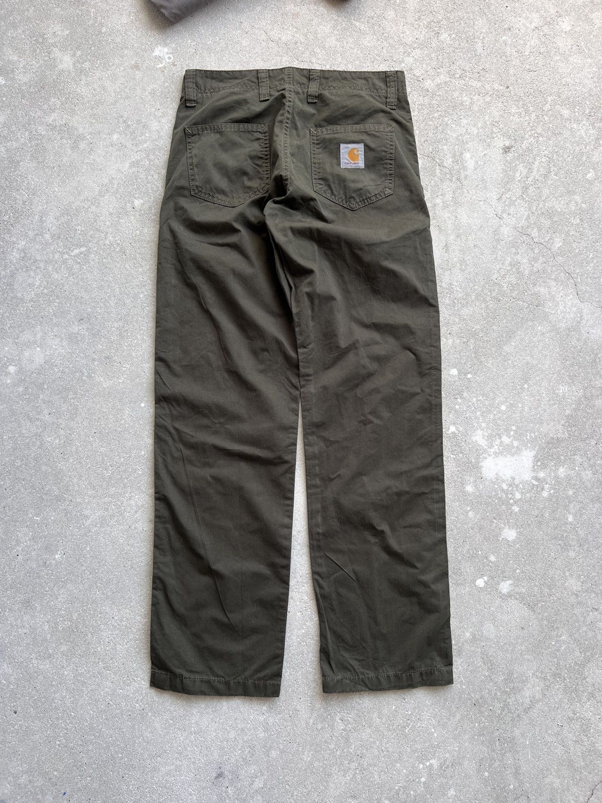 Carhartt × Carhartt Wip × Vintage Vintage Carhartt Wip Pants Khaki Size US 28 / EU 44 - 6 Thumbnail