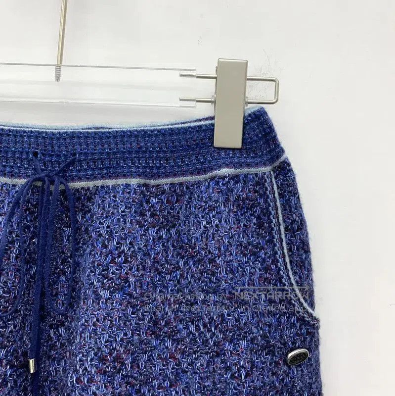 Chanel Blue Cotton Women's Shorts .