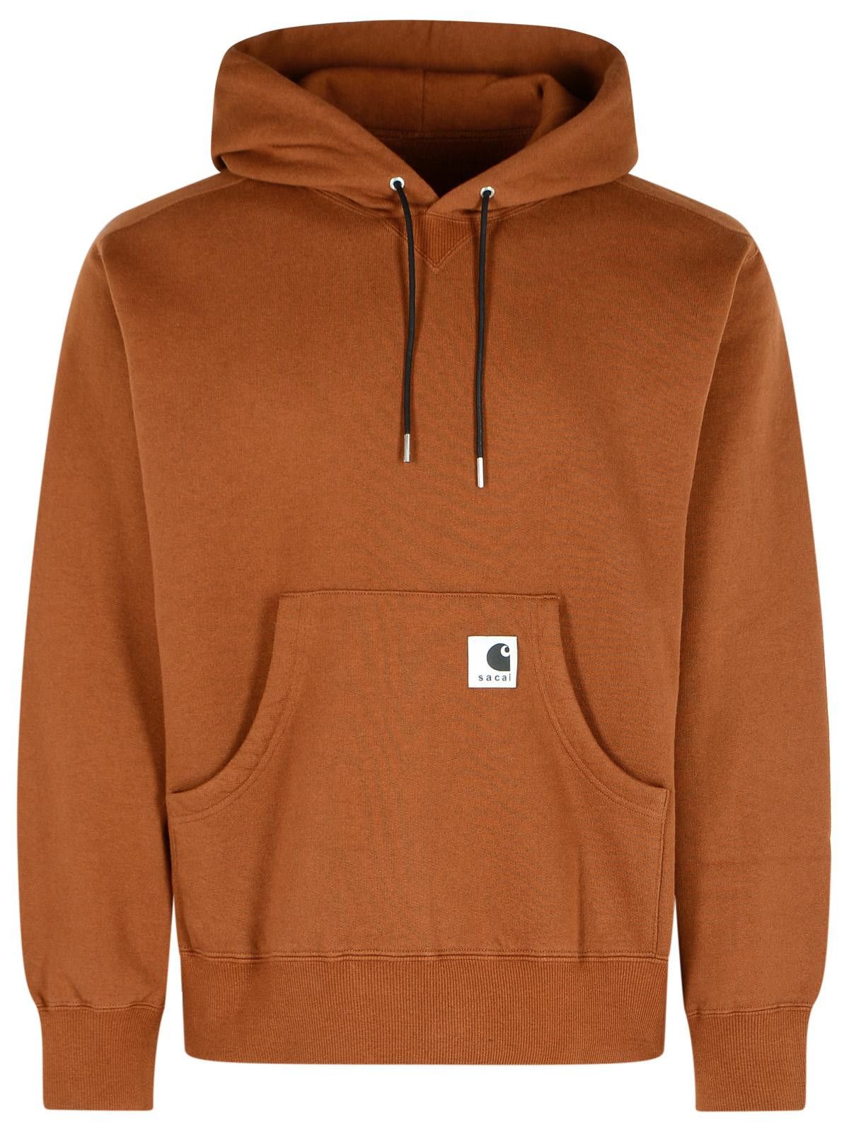 Sacai SACAI 'Charhartt Work In Progress' Brown Cotton Sweatshirt Size US L / EU 52-54 / 3 - 1 Thumbnail