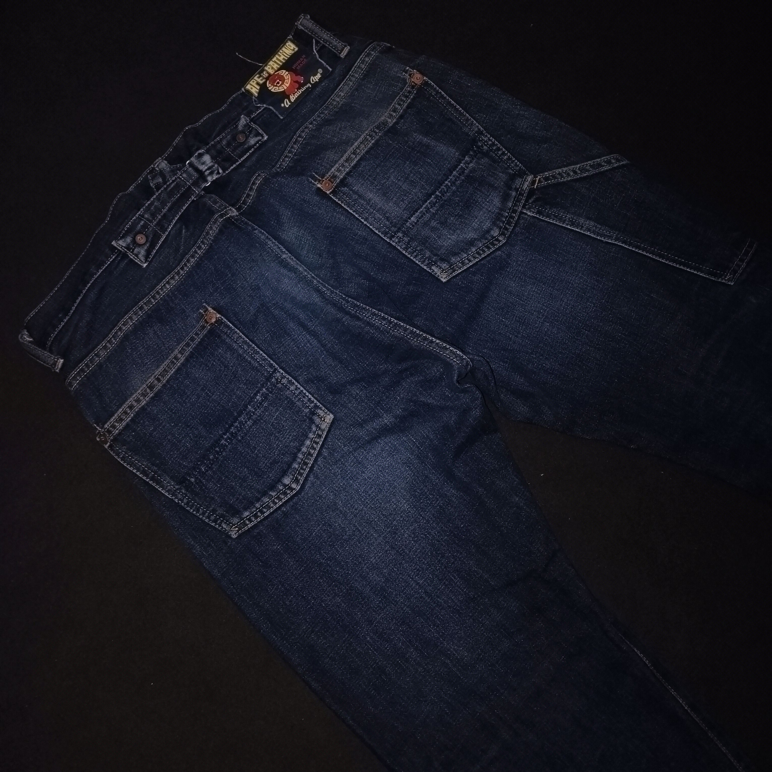 Bape Bape Carpenter Denim Jeans Size US 34 / EU 50 - 2 Thumbnail