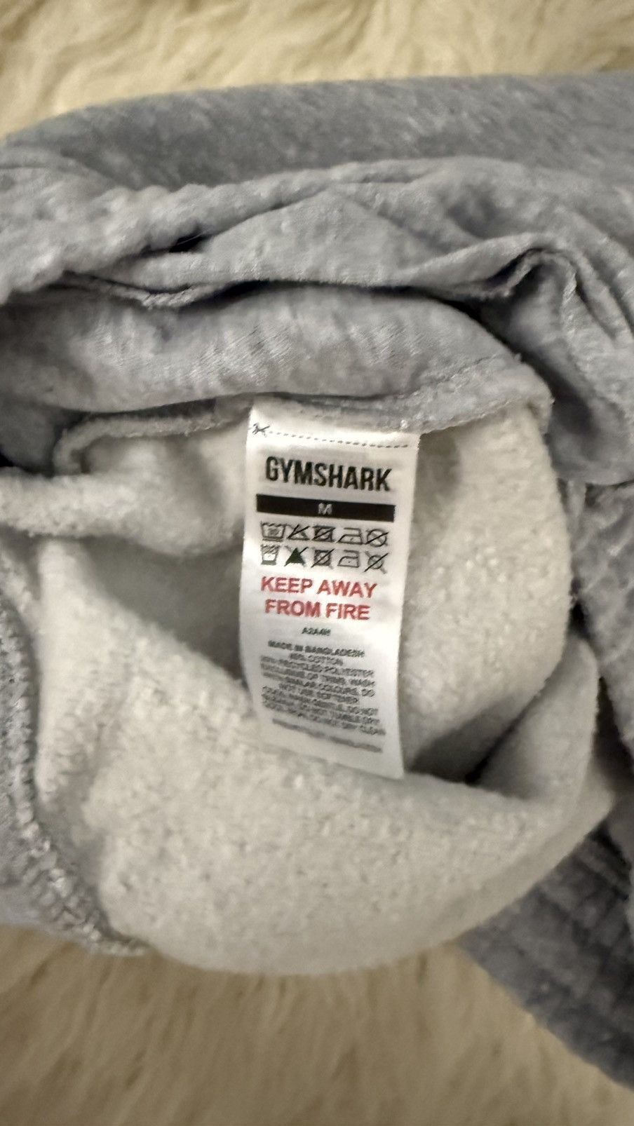 Gymshark Gymshark Crest Joggers - Light Grey Marl, Size Medium Size US 30 / EU 46 - 4 Thumbnail