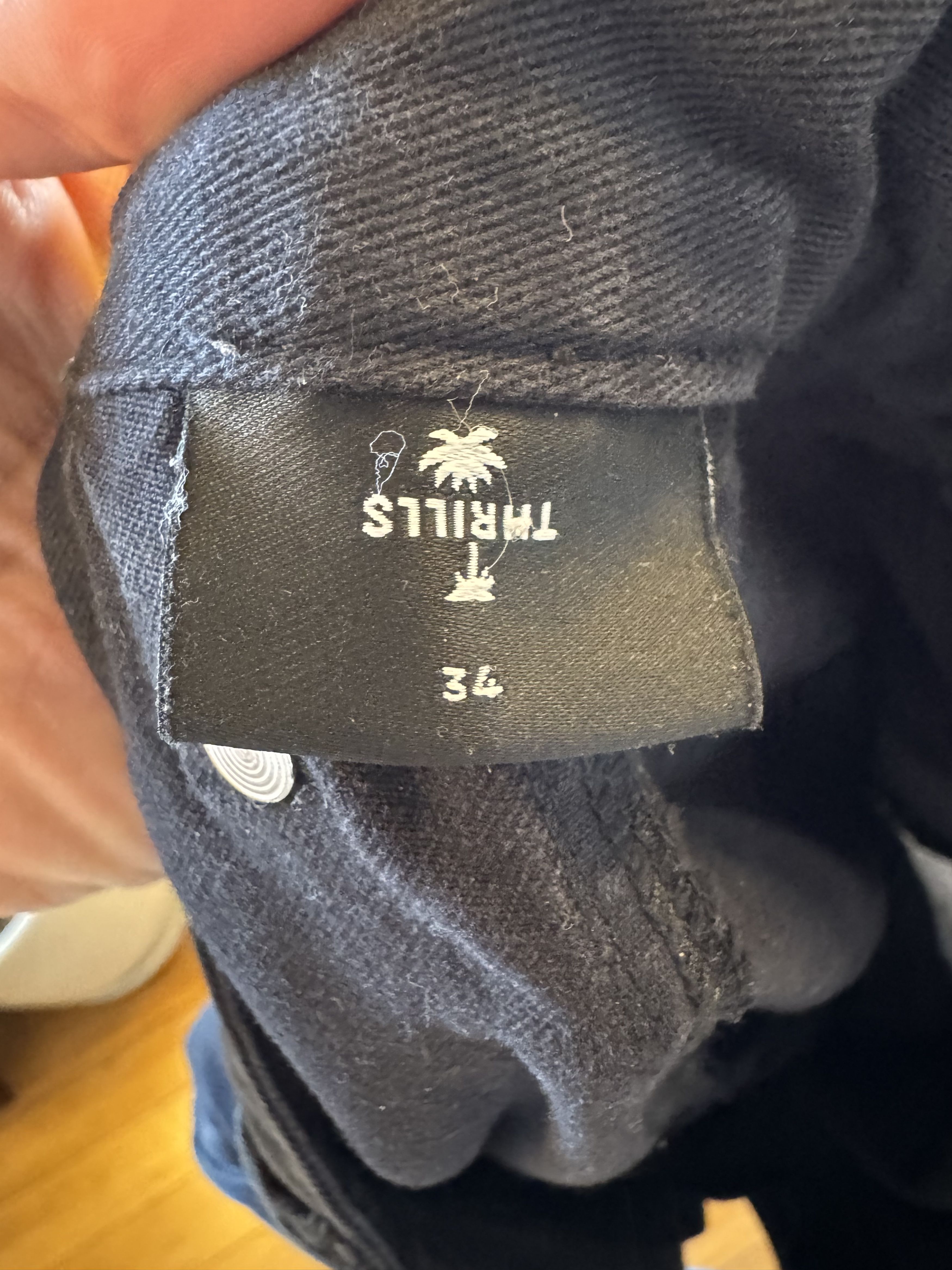 THRILLS Thrills Black Pant Size US 34 / EU 50 - 3 Thumbnail