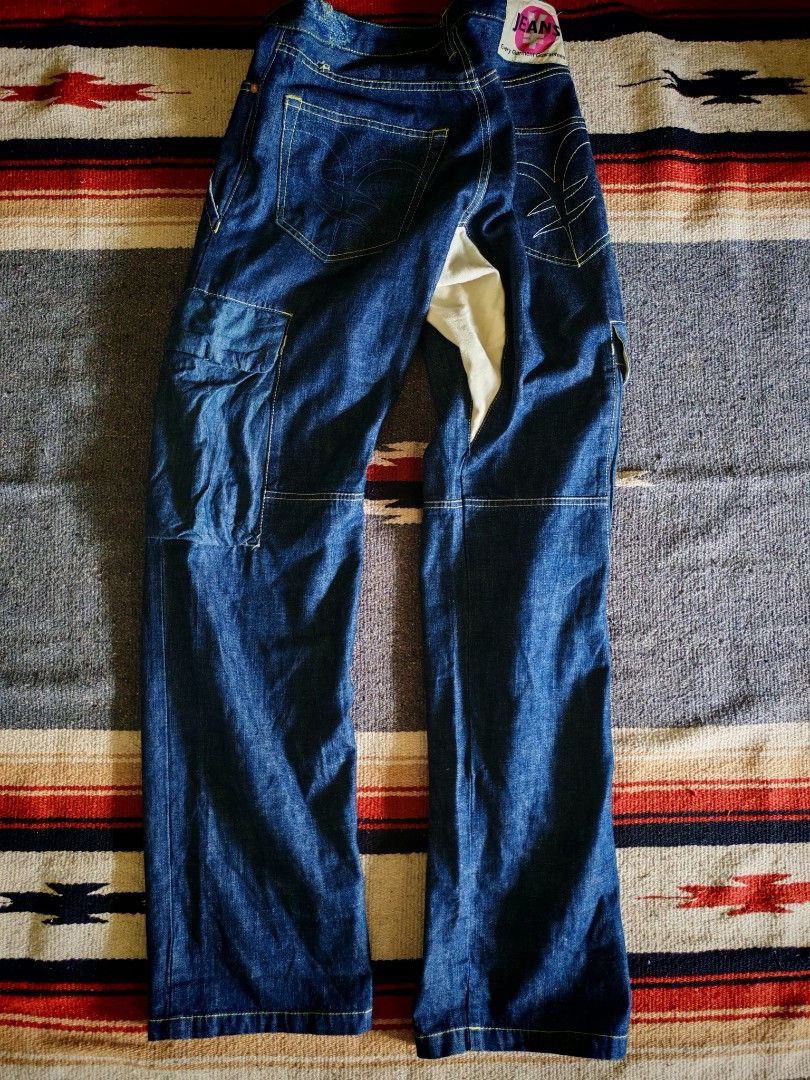 Japanese Brand Rare Yen Jeans Japan Workwear Cargo Denim Size US 30 / EU 46 - 5 Thumbnail