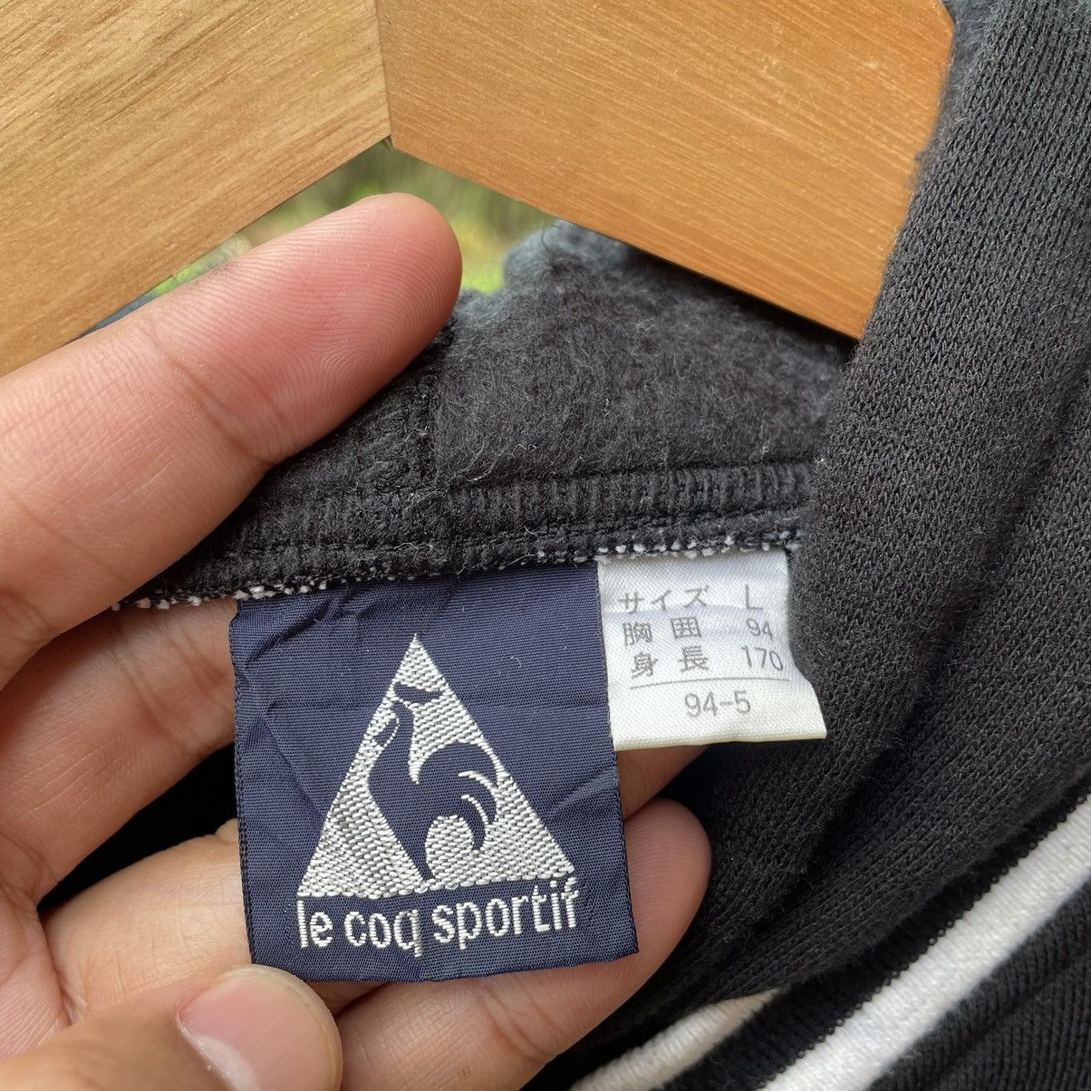 Le Coq Sportif × Vintage 🔥Vintage Le Coq Sportif Spellout Sweatshirts With Hoodie Size US M / EU 48-50 / 2 - 8 Thumbnail