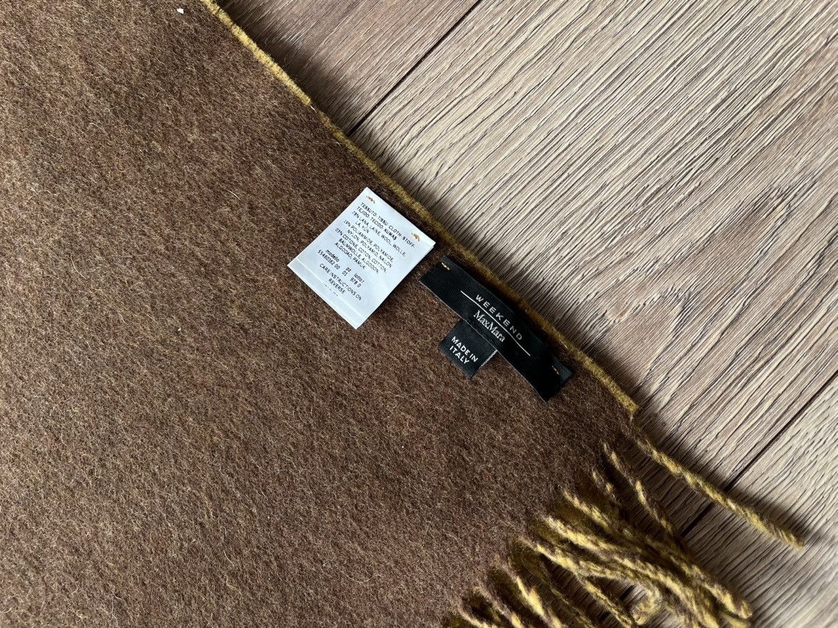 Max Mara Max Mara Weekend Wool Scarf Size ONE SIZE - 6 Thumbnail