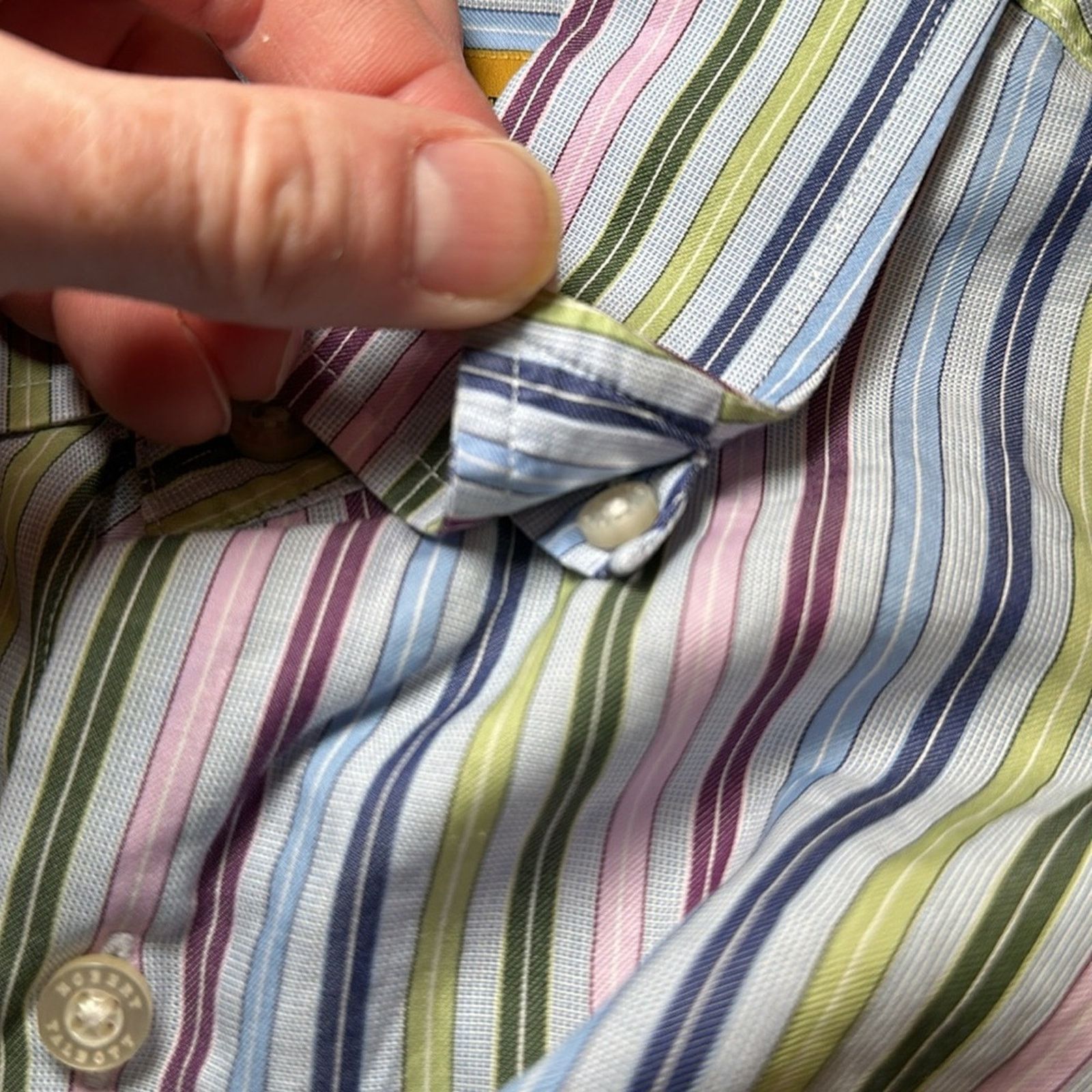 Robert Talbott Robert Talbott Caramel Long Sleeve Button Down - Large Size US L / EU 52-54 / 3 - 7 Thumbnail