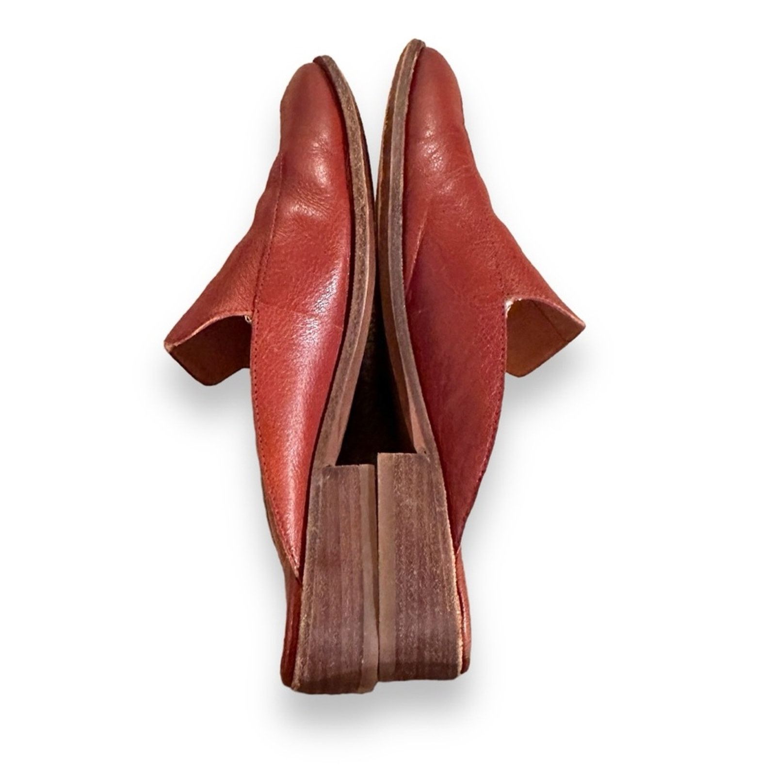 Madewell Madewell The Frances Leather Loafer Slip On Mules in Brown Size US 7.5 / IT 37.5 - 4 Thumbnail