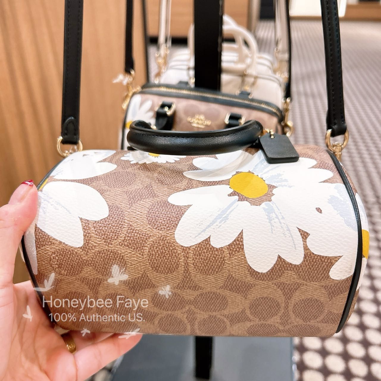 Coach Mini Rowan Crossbody Bag With Floral Print CZ596 Size ONE SIZE - 4 Thumbnail