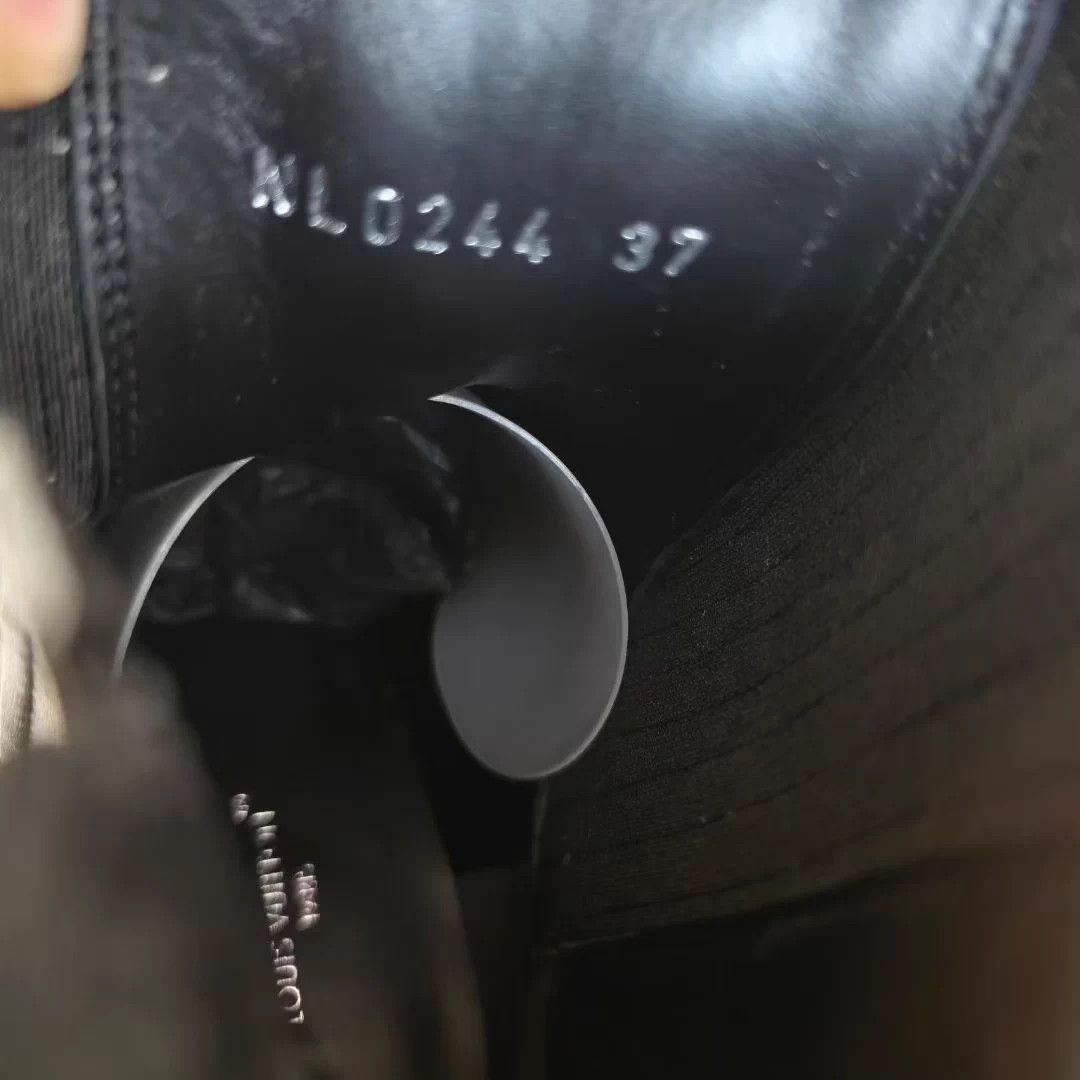 Louis Vuitton LOUIS VUITTON Trinity Lambskin Leather Chelsea Boots Size US 7 / IT 37 - 7 Thumbnail