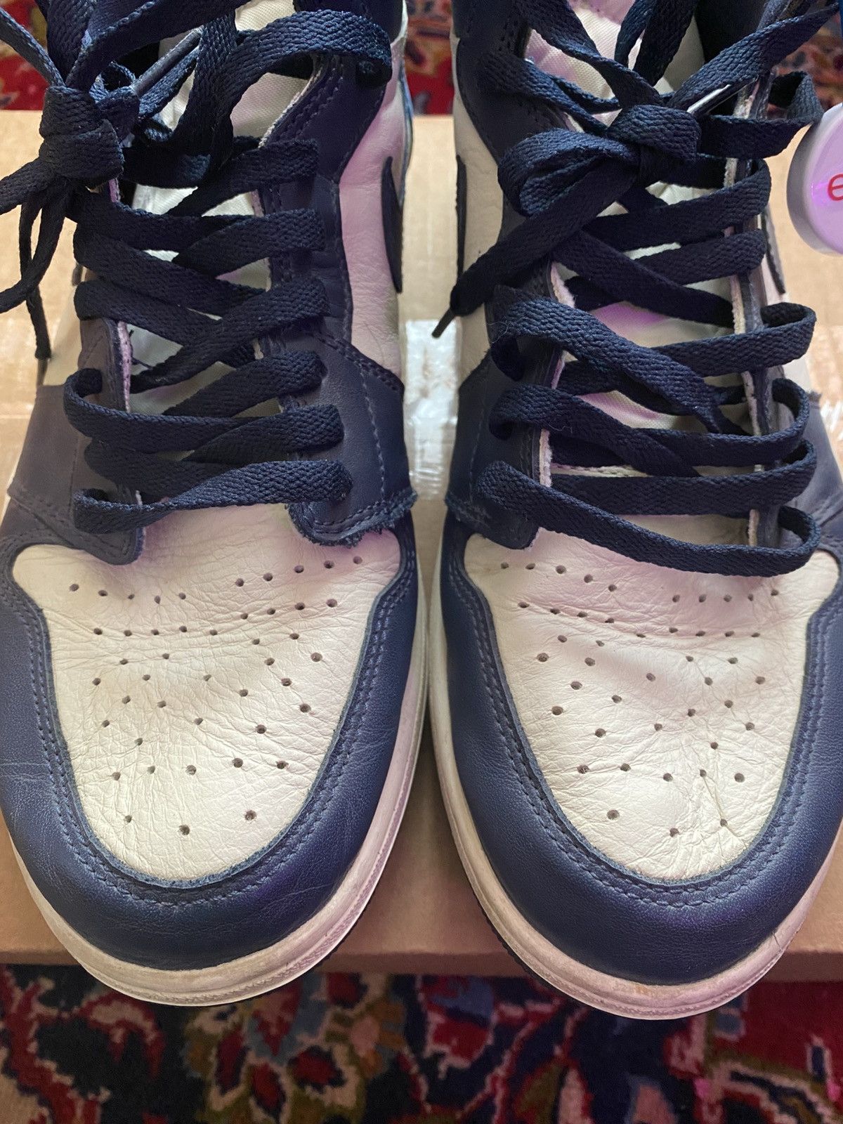 Jordan Brand × Nike Air Jordan 1 Retro High Obsidian Size US 13 / EU 46 - 4 Thumbnail