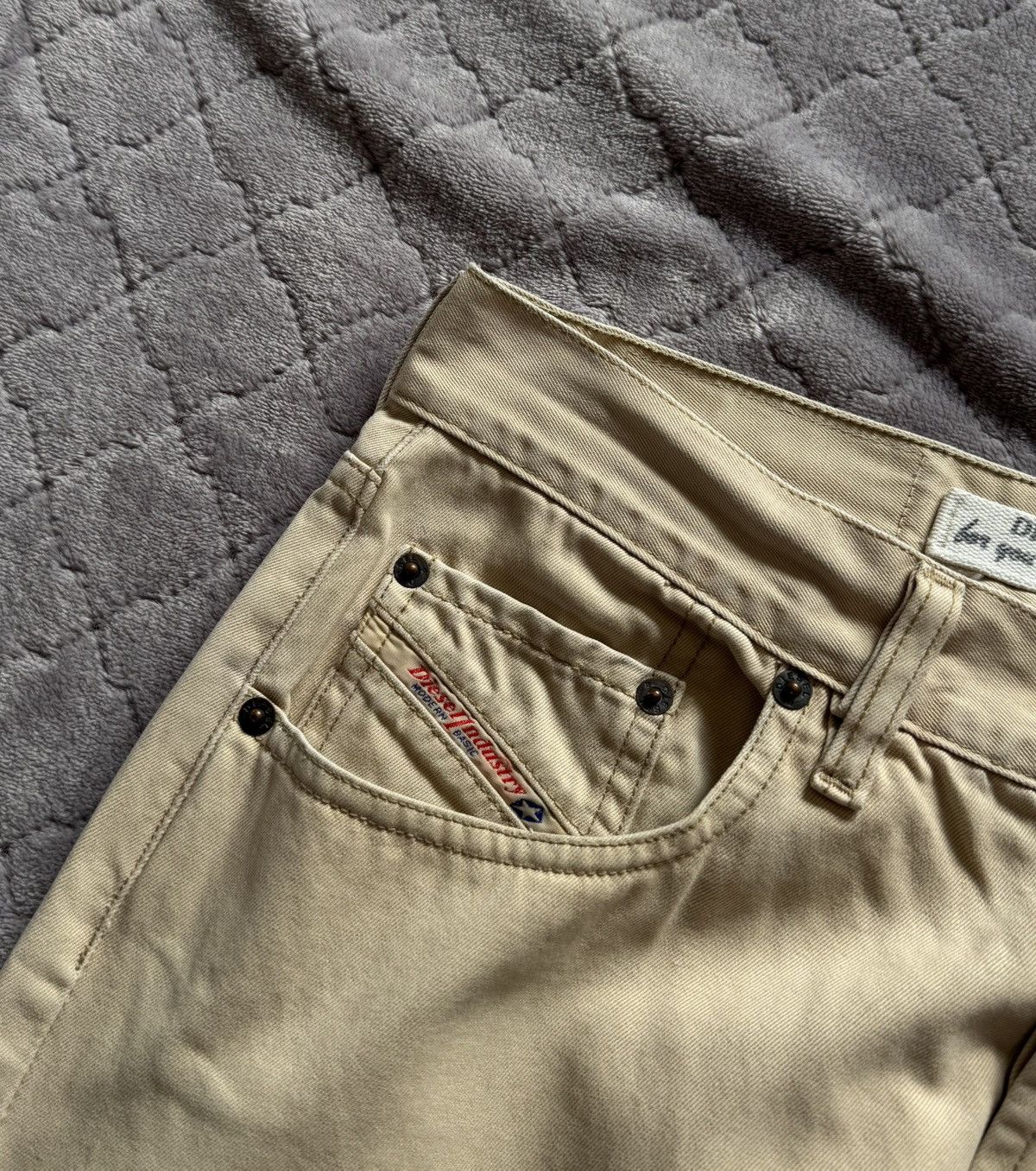 Diesel × Vintage Vintage Diesel Beige Denim Pants Avantgarde Size US 33 - 5 Thumbnail