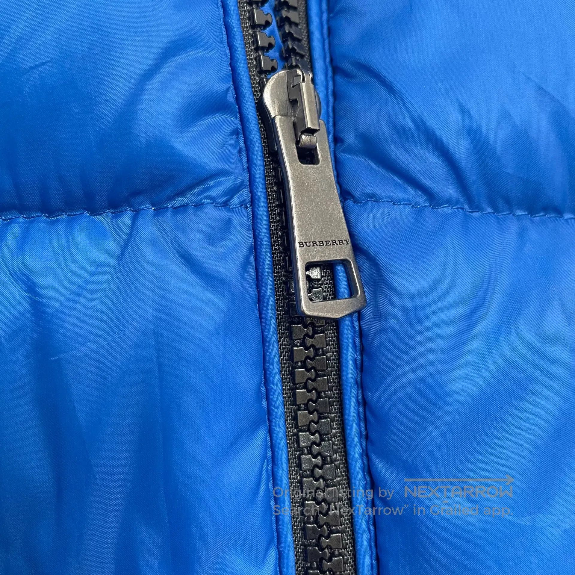 Burberry Burberry Blue Removable Hooded Zipper Long Sleeve Down Jac Size US XL / EU 56 / 4 - 7 Thumbnail