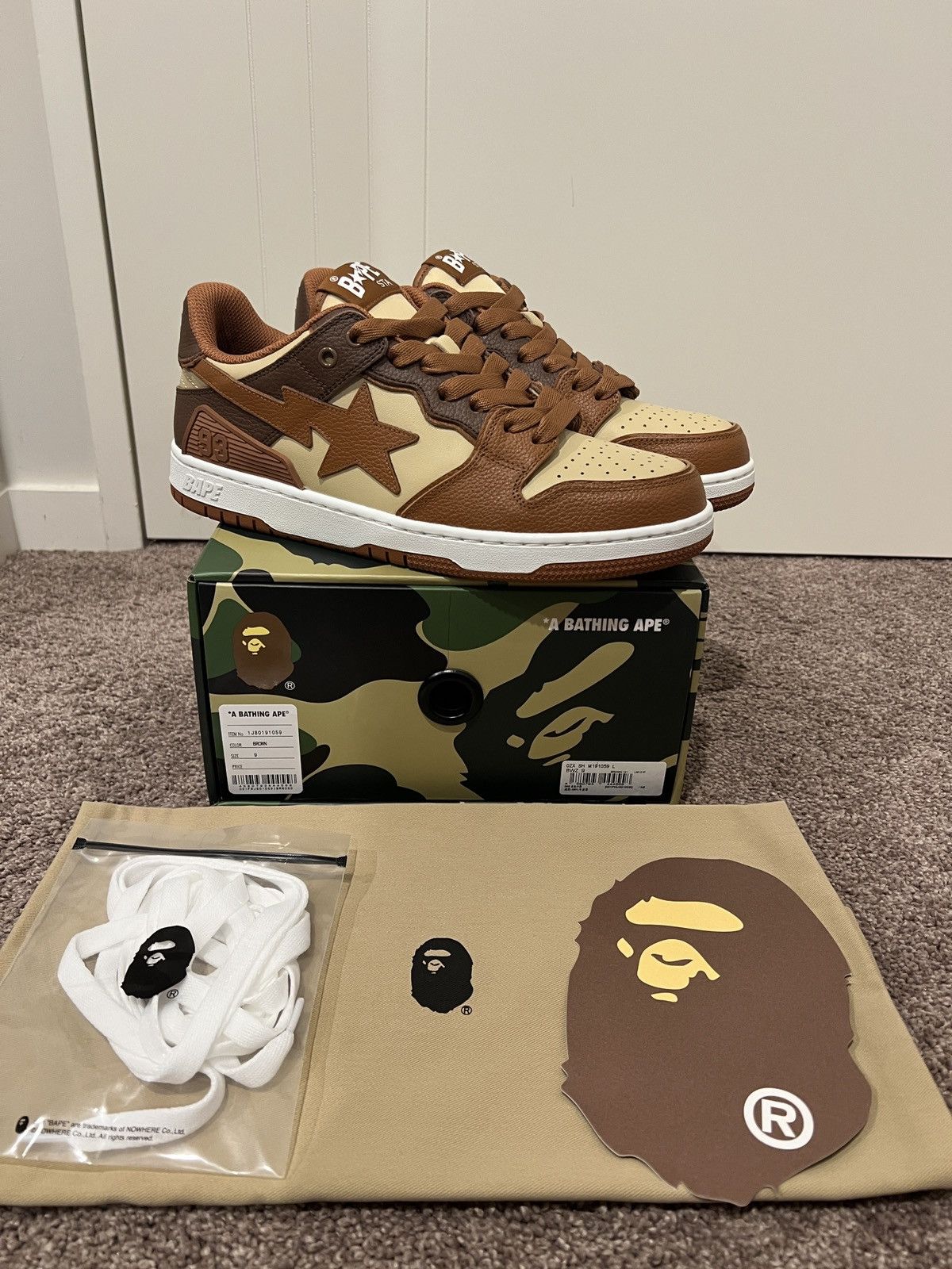 Bape SK8 STA #5 Size US 9 / EU 42 - 2 Thumbnail