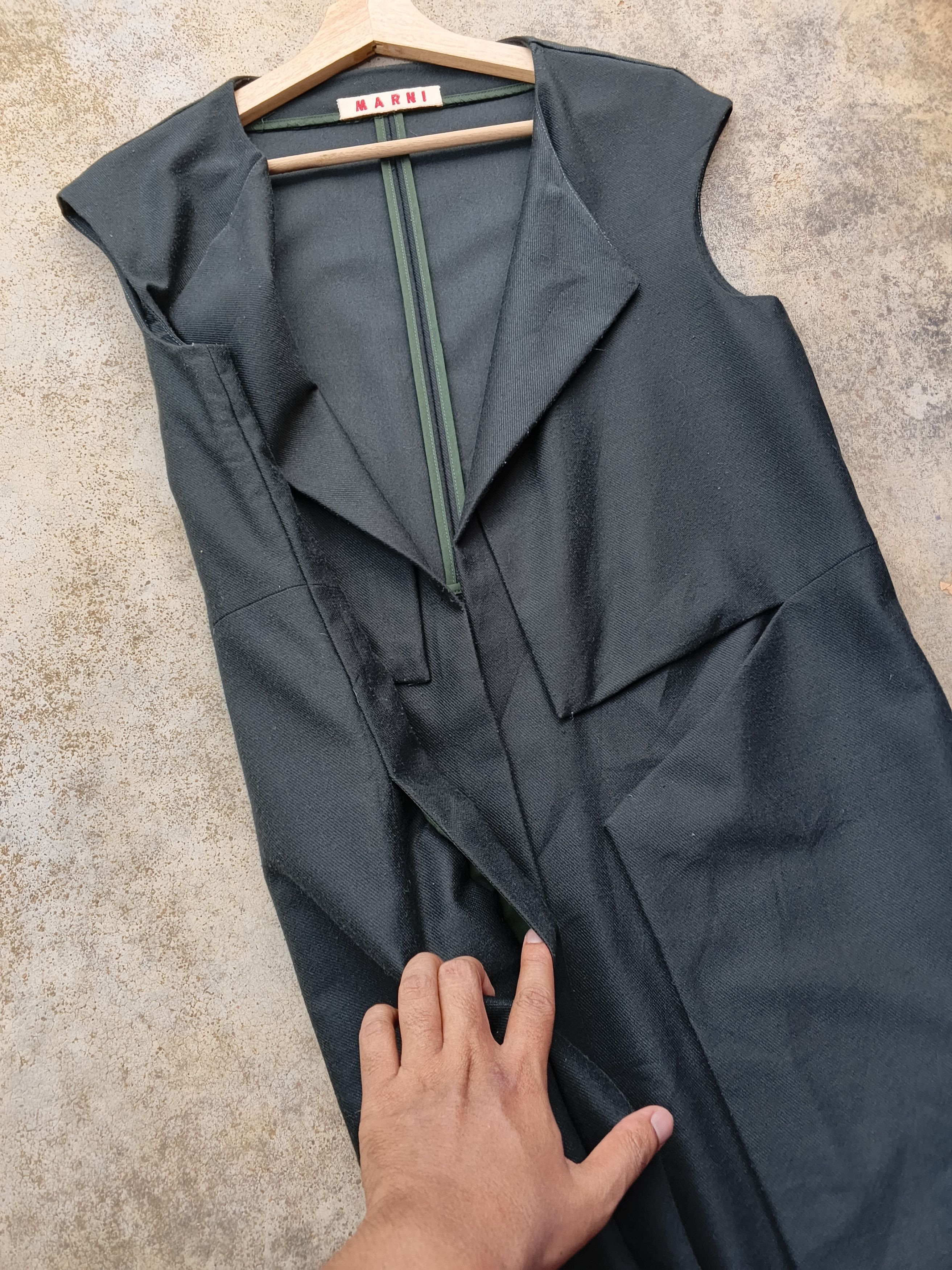 Marni Marni sleeveless Wool long jacket Size M / US 6-8 / IT 42-44 - 5 Thumbnail