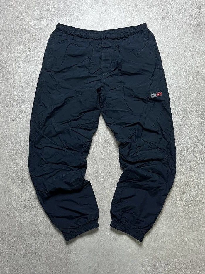 Nike VINTAGE NIKE SWOOSH NYLON CRAZY WINDRUNNER TRACKPANTS L Size US 34 / EU 50 - 1 Thumbnail
