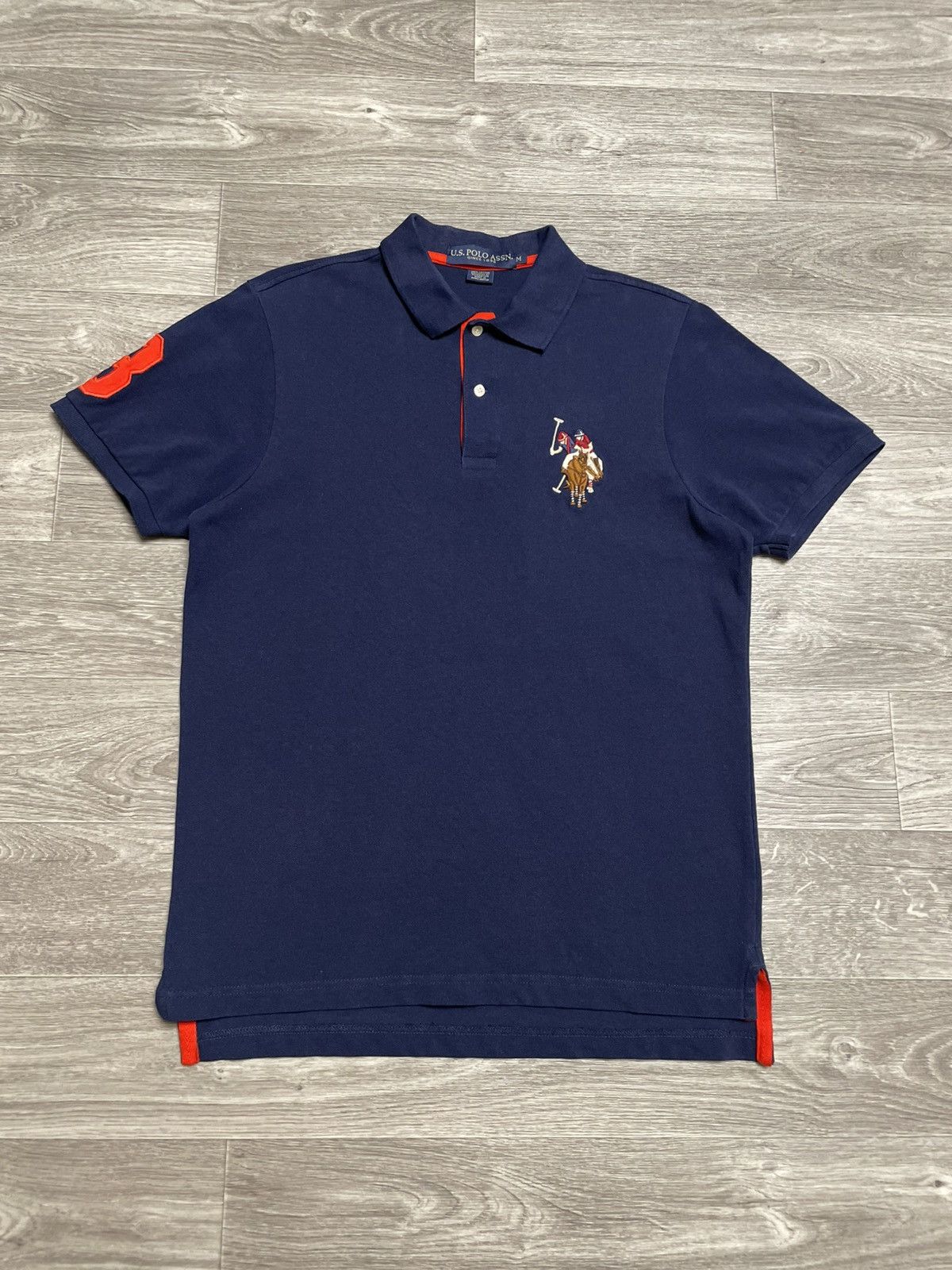U.S. Polo Assn. Vintage US Polo Assn By Ralph Lauren Big Pony Polo Shirt Size US M / EU 48-50 / 2 - 1 Thumbnail