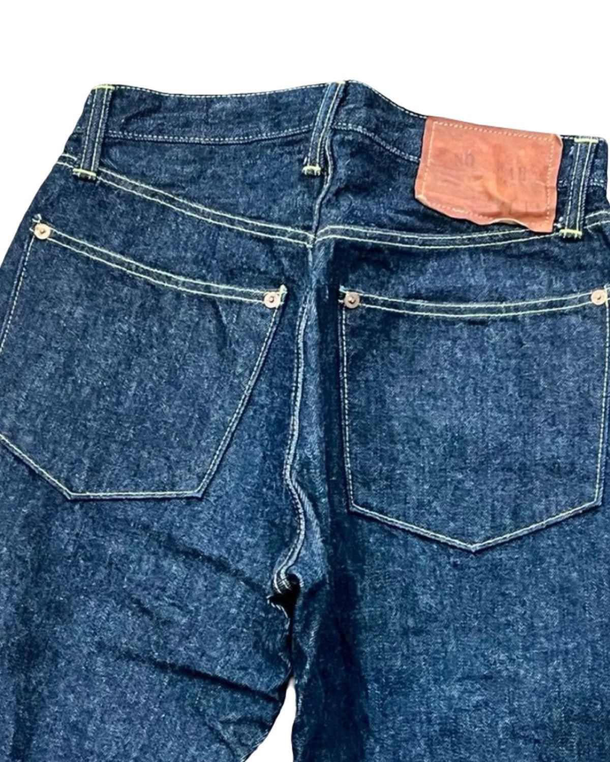 Kapital No War Blue Hands Indigo Dyed Denim Jeans Size US 28 / EU 44 - 3 Thumbnail