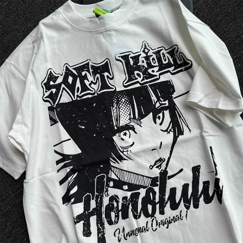 Japanese Brand Cartoon Streetwear White Tee Size US M / EU 48-50 / 2 - 3 Thumbnail