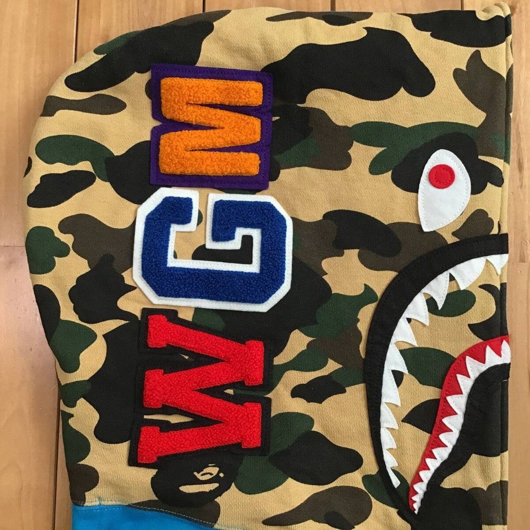 Bape × Nigo BAPE camo × Blue shark full zip hoodie a bathing ape NIGO Size US XXL / EU 58 / 5 - 4 Thumbnail