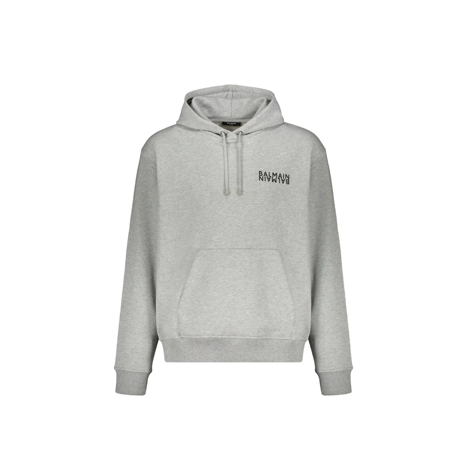 Balmain Balmain Logo Motif Hoodie Size US S / EU 44-46 / 1 - 1 Thumbnail