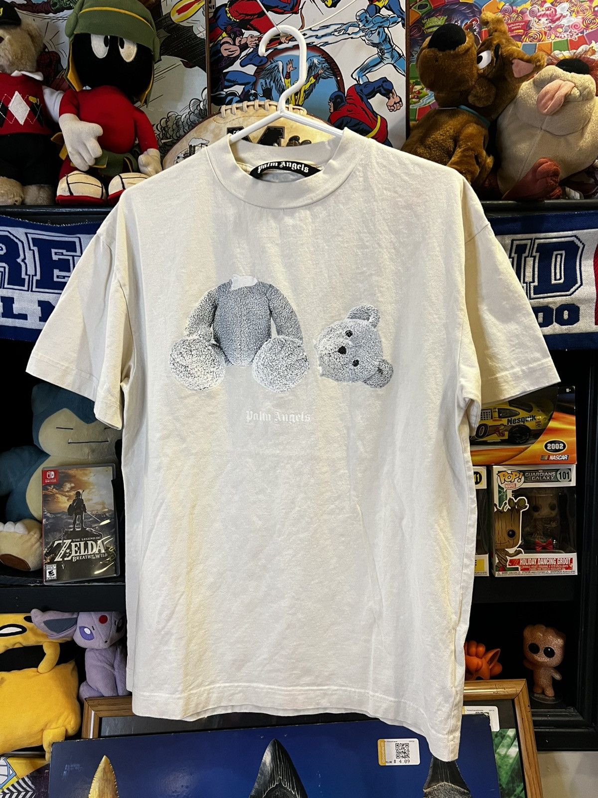 Palm Angels Palm Angels Cream Tee w/ Ice Teddy Bear $450 Retail Size US M / EU 48-50 / 2 - 1 Thumbnail